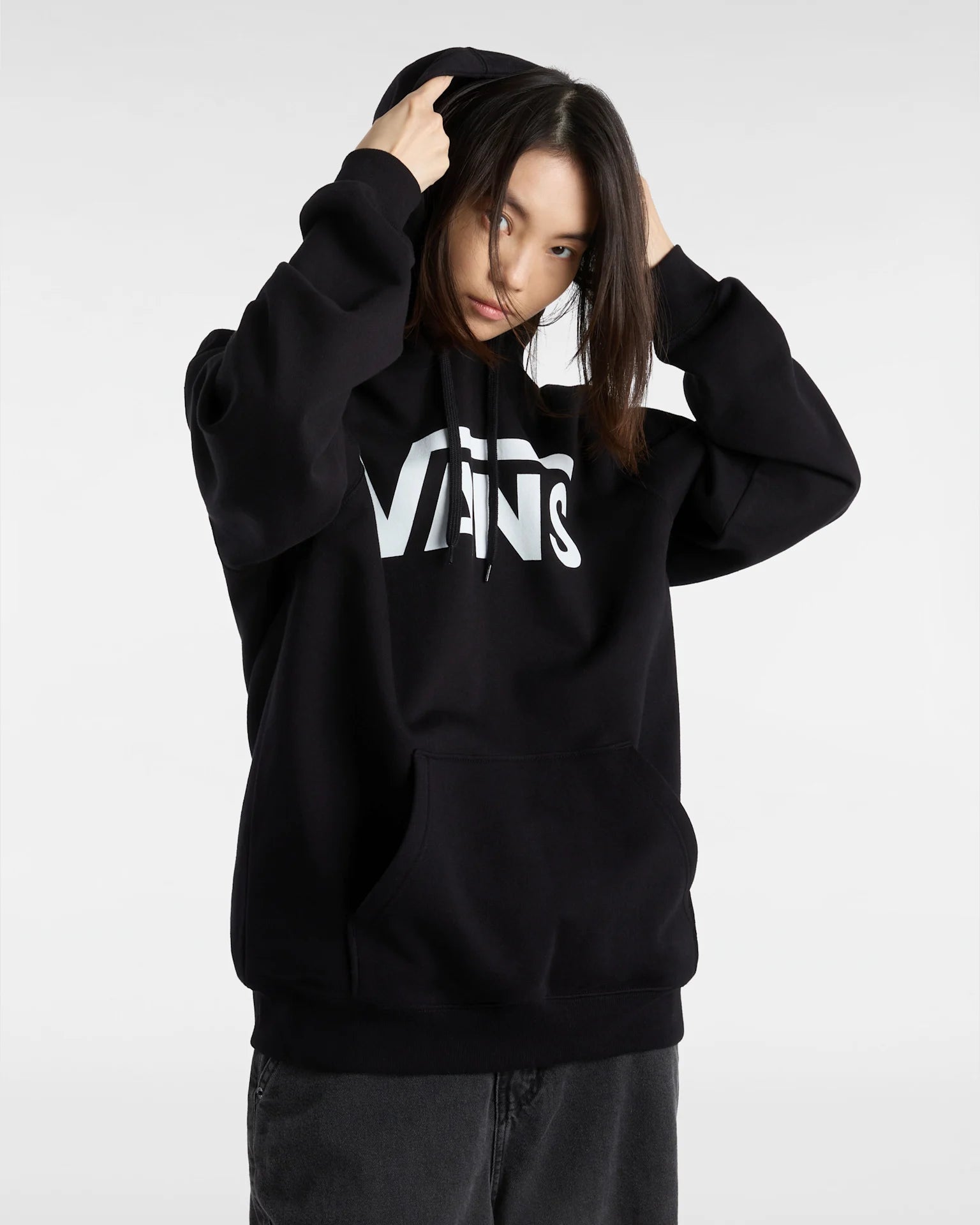 VANS Vans Classic Pullover Black Pulóver VN000HNXBLK1 - 6