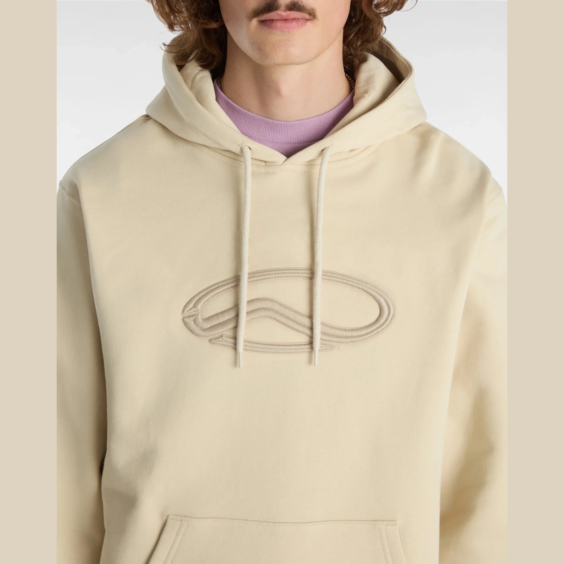 VANS Vans Oval Loose Fleece PO oatmeal kép 7