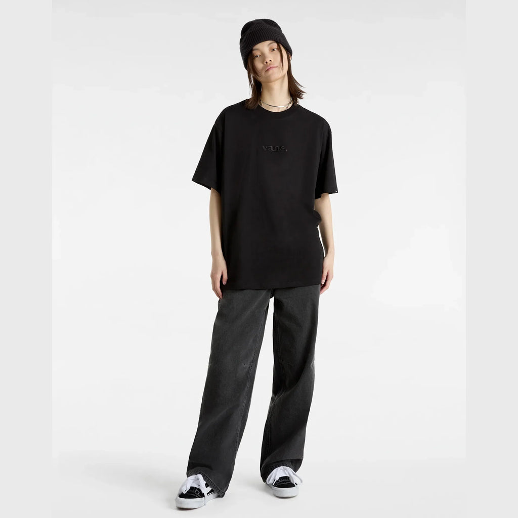 VANS ESSENTIAL LOOSE SS Black kép 4