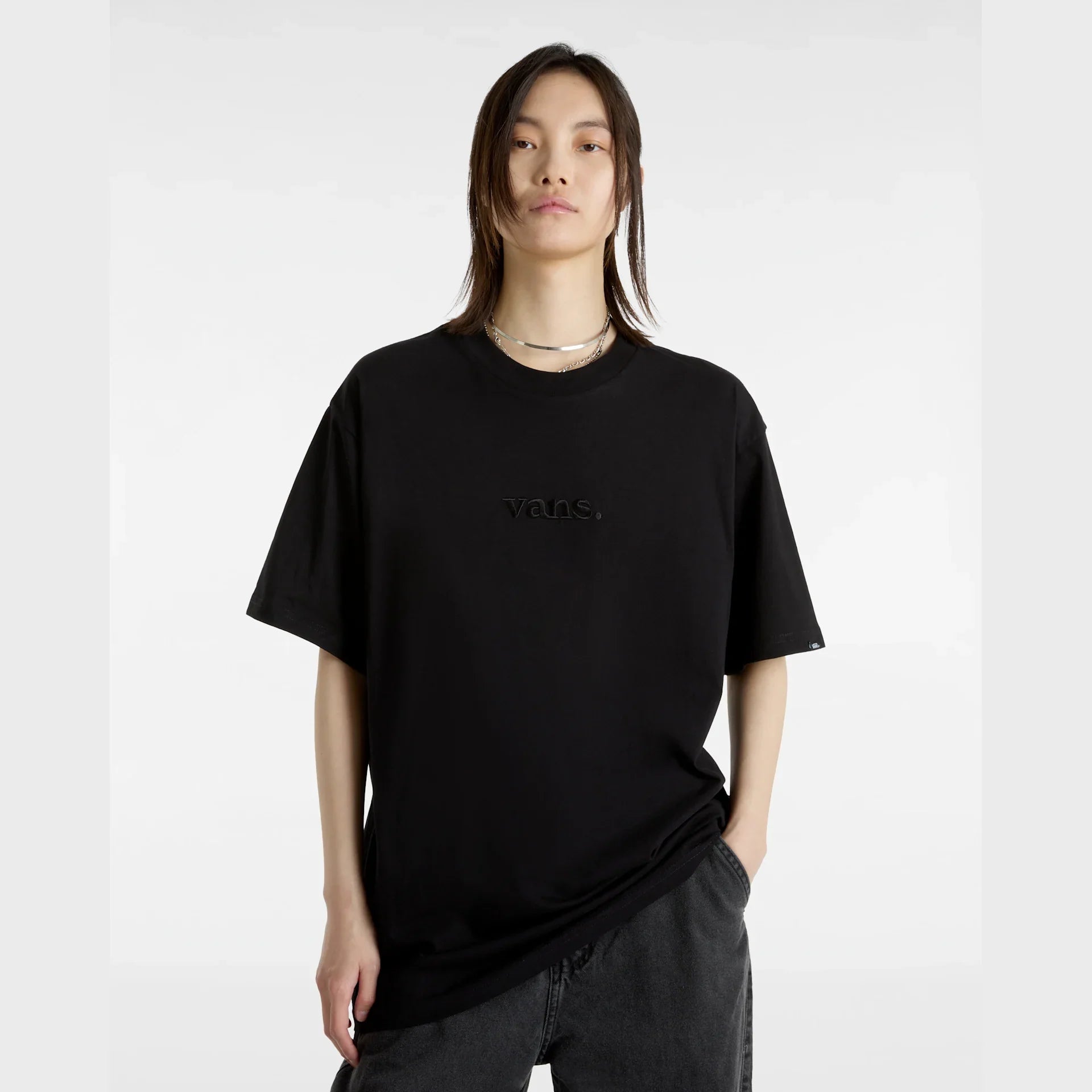 VANS ESSENTIAL LOOSE SS Black kép 7