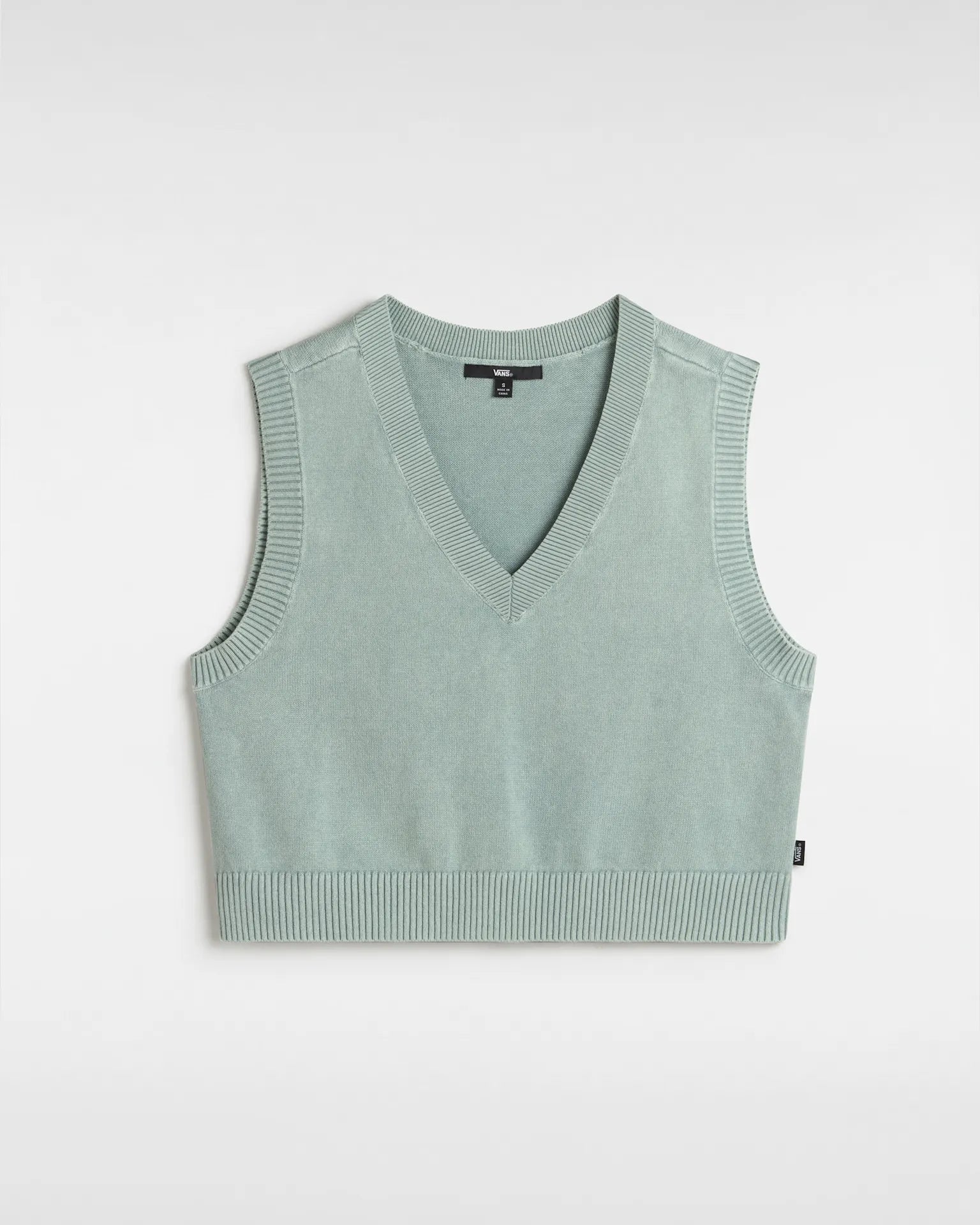 VANS Syd Sweater Vest GRAY MIST Mellény VN000HQ3M8I1 - 1