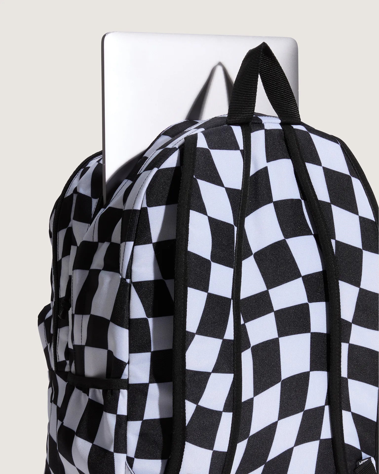 VANS Old Skool Trek Backpack CHECKERBOARD marshmallow Hátizsák VN000HRHFS81 - 5
