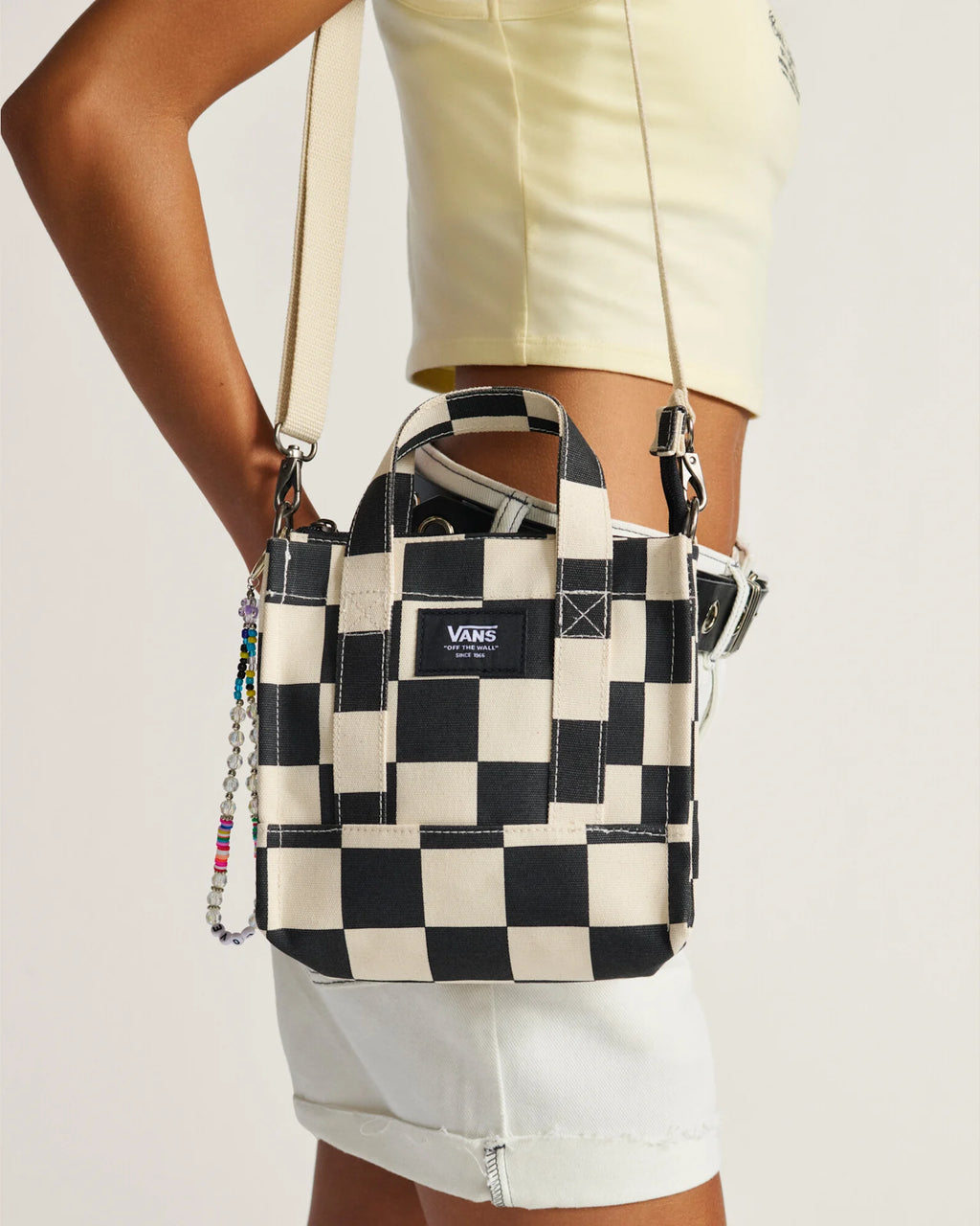 VANS Lil Pergs Tote antique white Bevásárlótáska VN000HRW3KS1 - 6