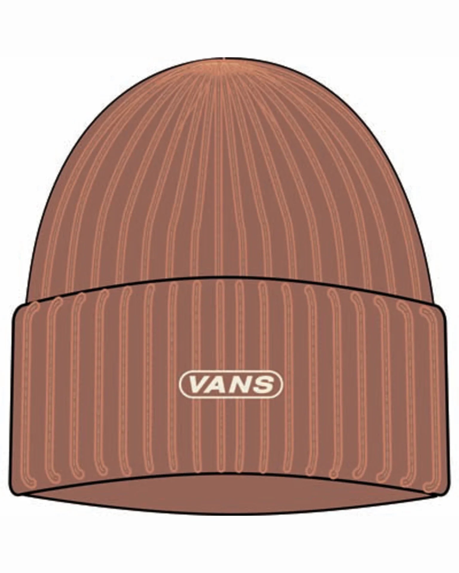 VANS Nesbit Cuff Beanie AUBURN VN000HSVC9J1 - 1