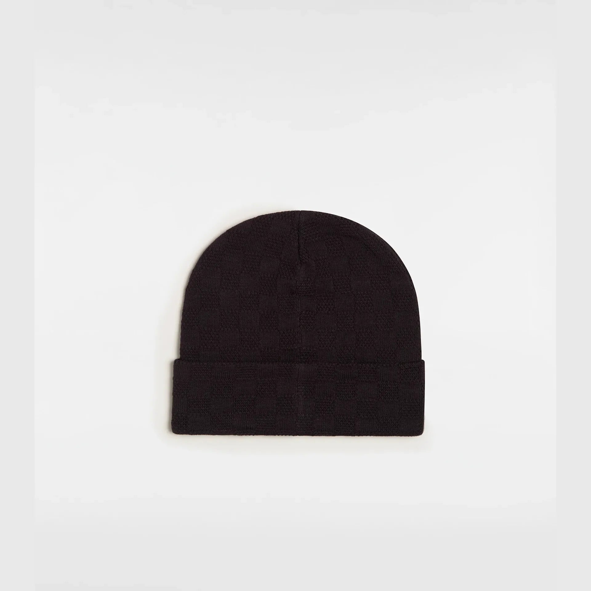 VANS Check Tall Cuff Beanie Black kép 2