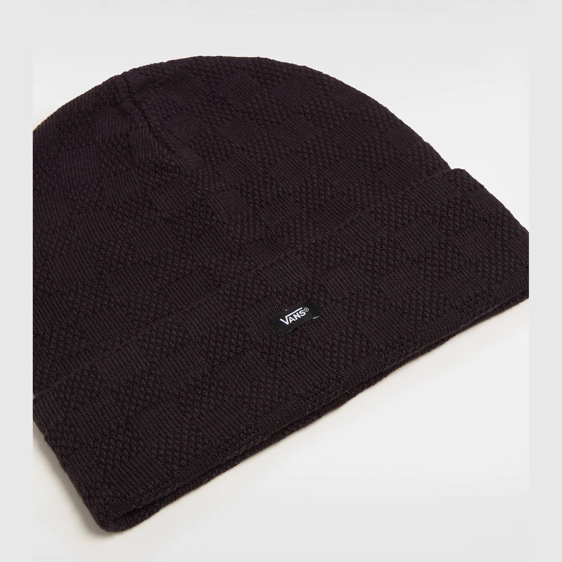 VANS Check Tall Cuff Beanie Black kép 3