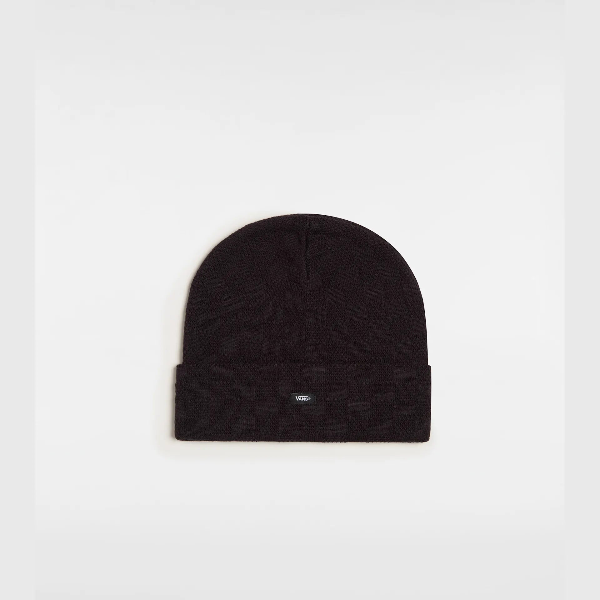 VANS Check Tall Cuff Beanie Black kép 1