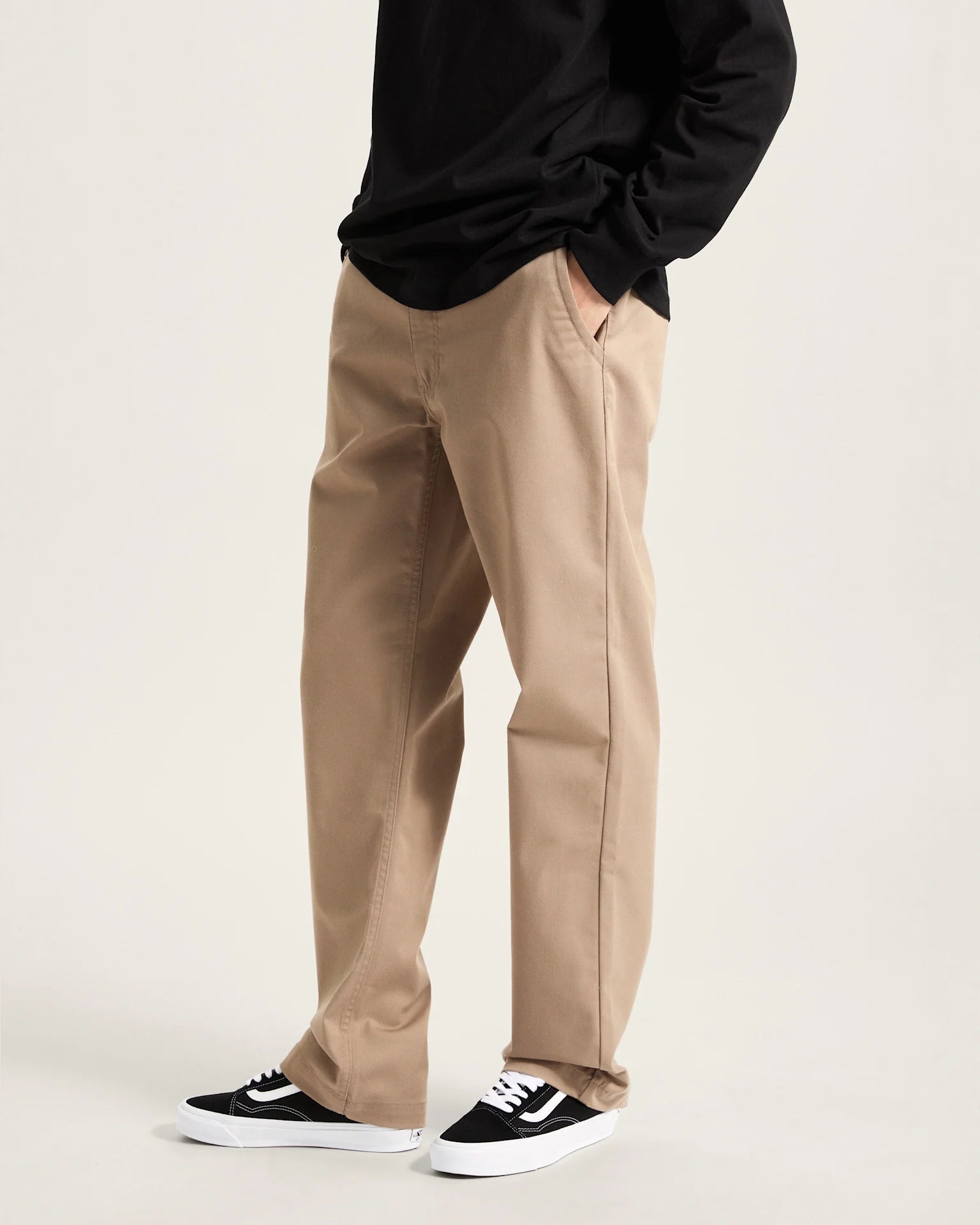 VANS Authentic Chino Relaxed Pant DESERT TAUPE Nadrág VN000HZBYEH1 - 3