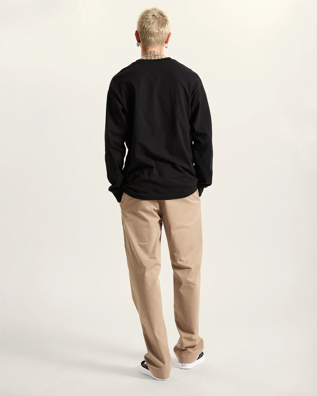 VANS Authentic Chino Relaxed Pant DESERT TAUPE Nadrág VN000HZBYEH1 - 7