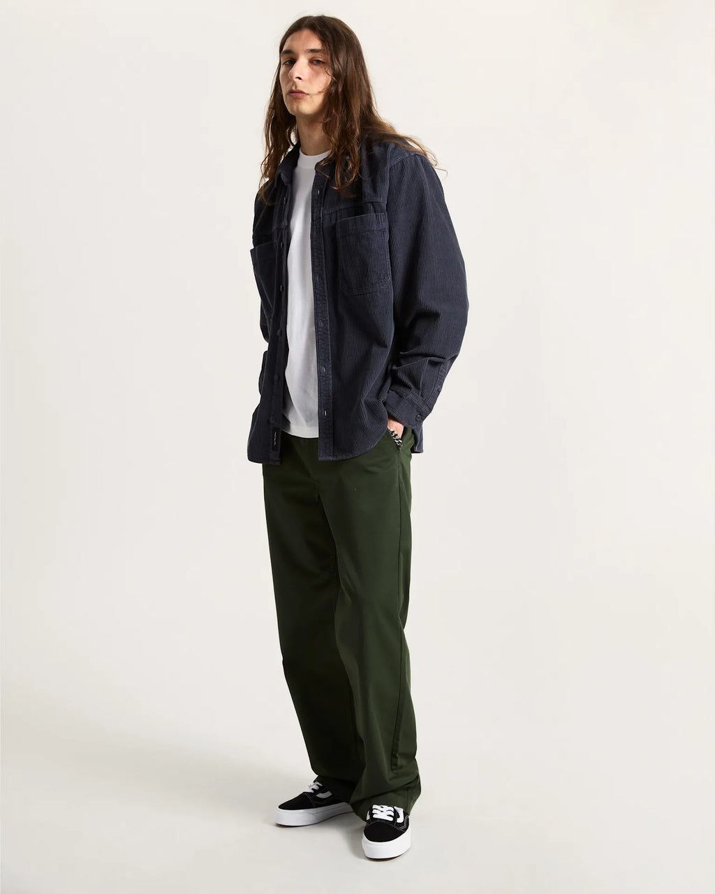 Vans Authentic Chino Loose Pant Dried Kelp VN000HZCEMU1 - 6