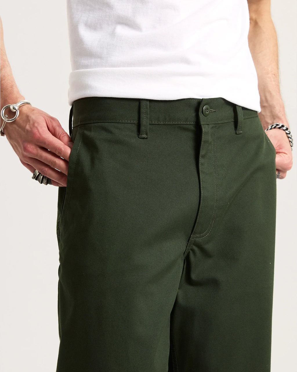 Vans Authentic Chino Loose Pant Dried Kelp VN000HZCEMU1 - 7