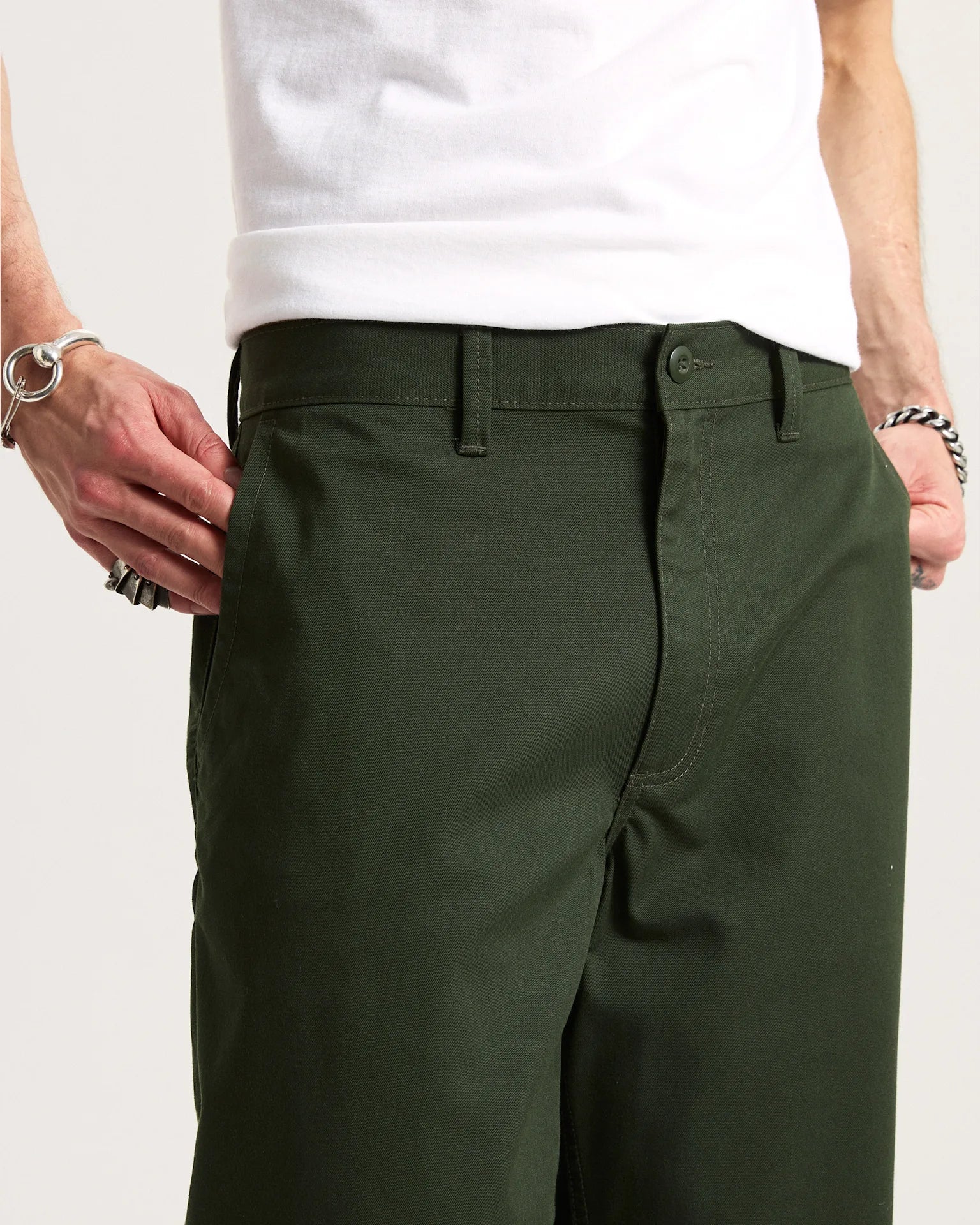 Vans Authentic Chino Loose Pant Dried Kelp VN000HZCEMU1 - 7