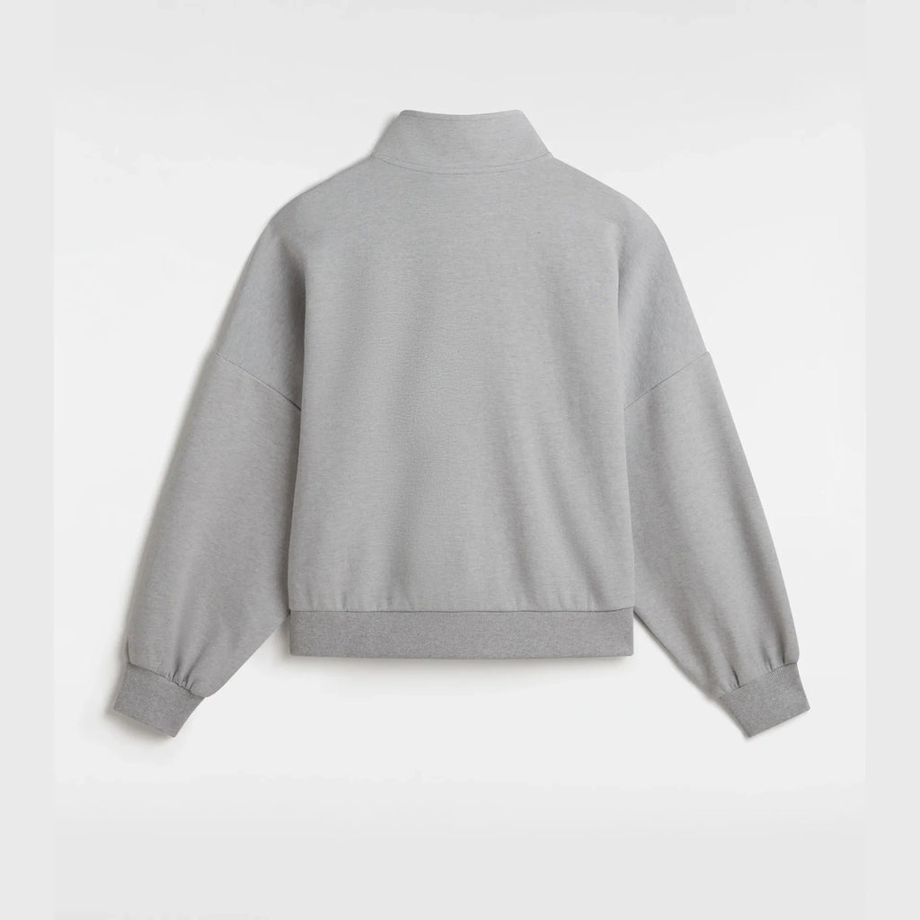 VANS ELEVATED DOUBLE KNIT LOOSE MOCK NECK Cement Heather kép 2