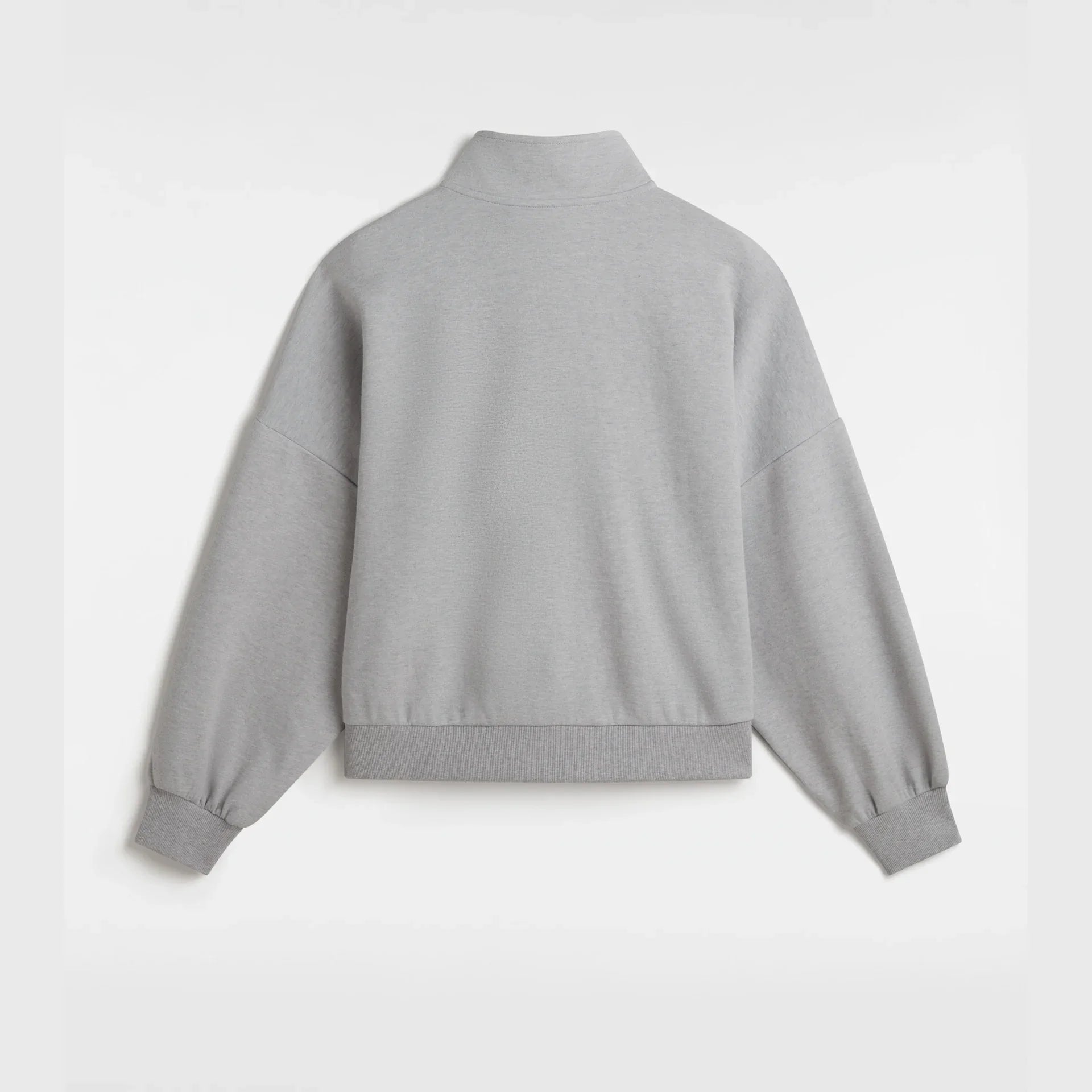 VANS ELEVATED DOUBLE KNIT LOOSE MOCK NECK Cement Heather kép 2