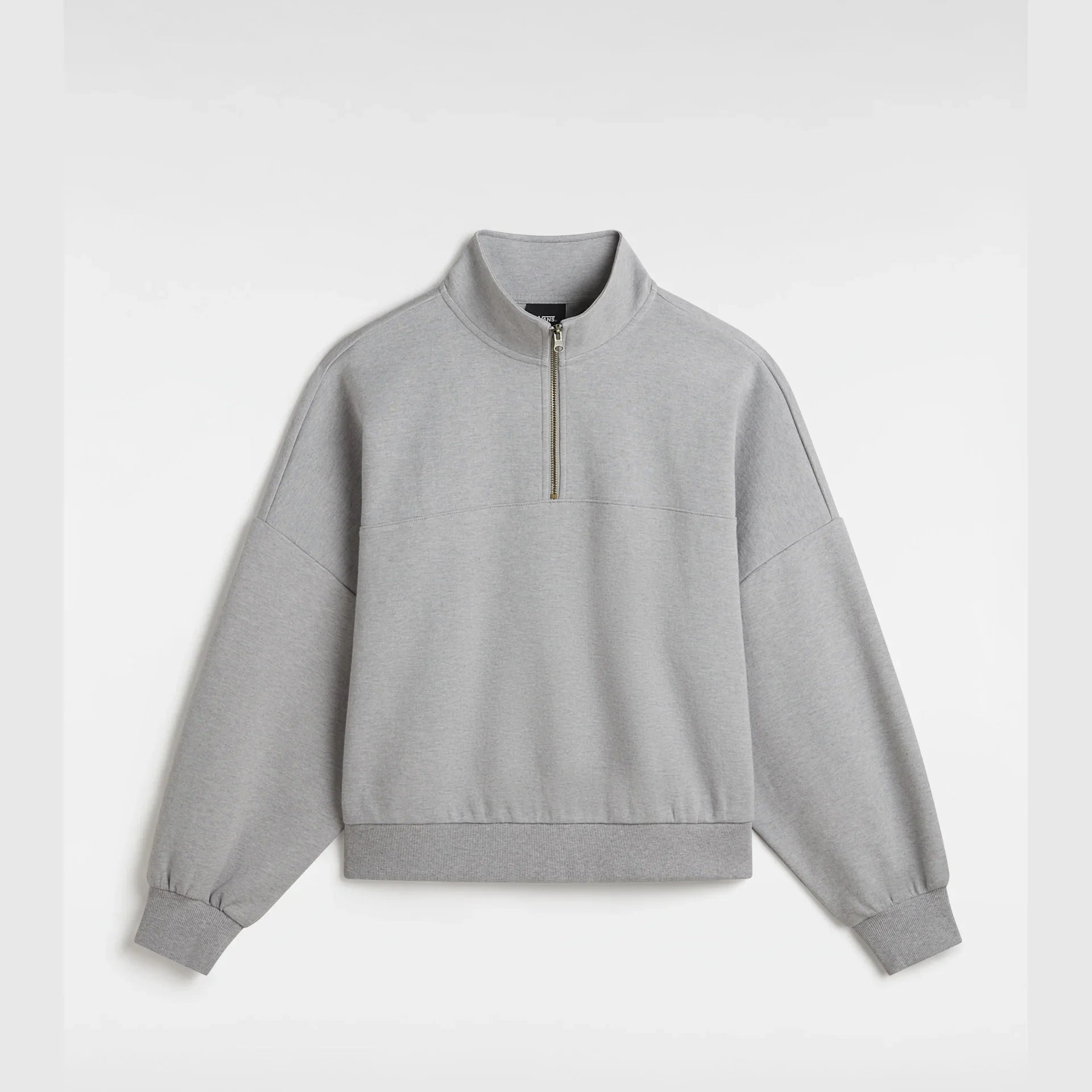 VANS ELEVATED DOUBLE KNIT LOOSE MOCK NECK Cement Heather kép 1