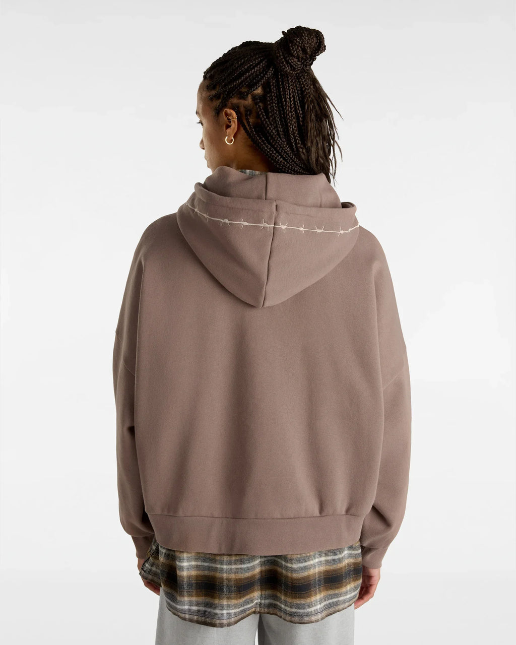 VANS Skate Wire Loose PO Hoodie DEEP TAUPE kép 4