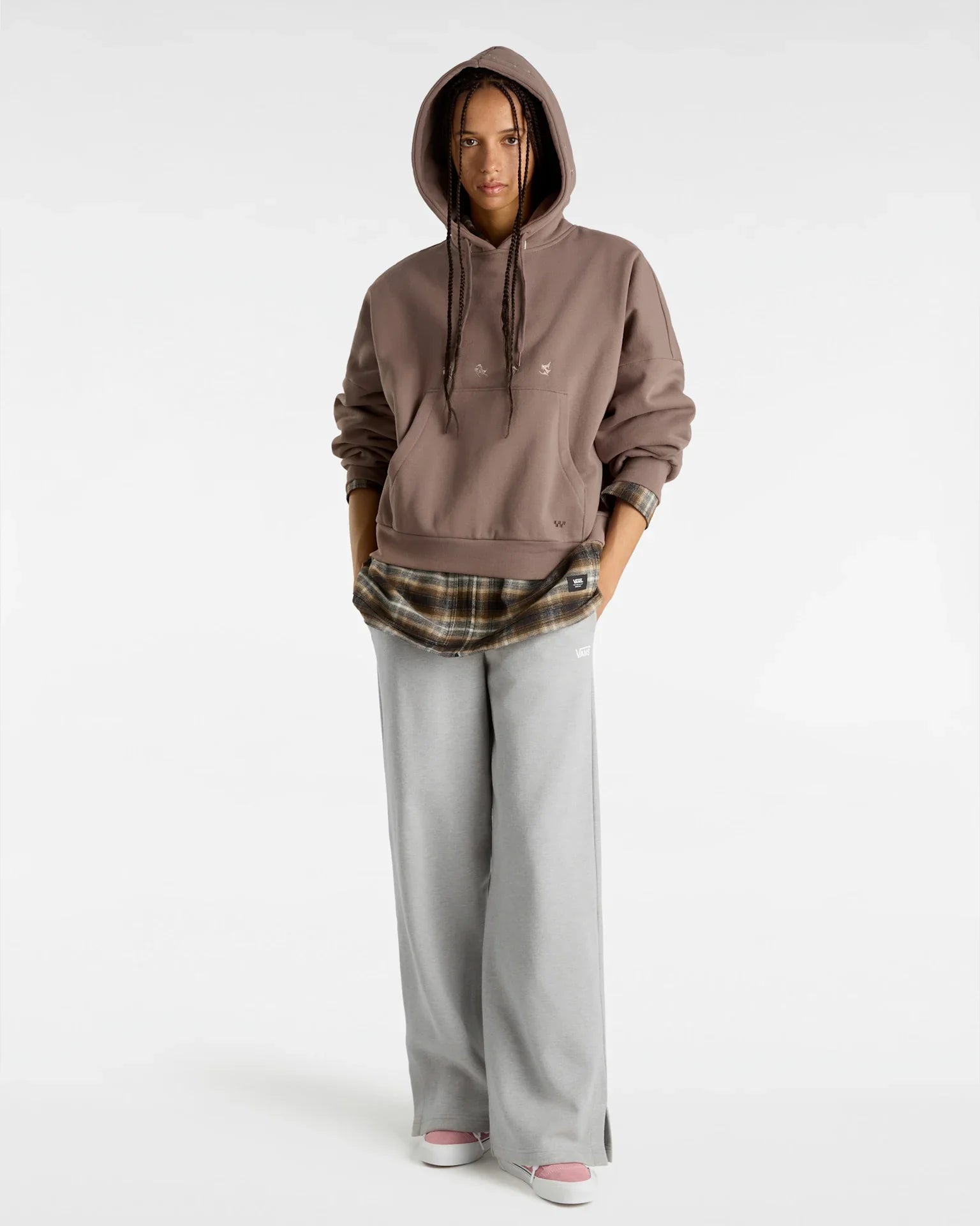 VANS Skate Wire Loose PO Hoodie DEEP TAUPE kép 6