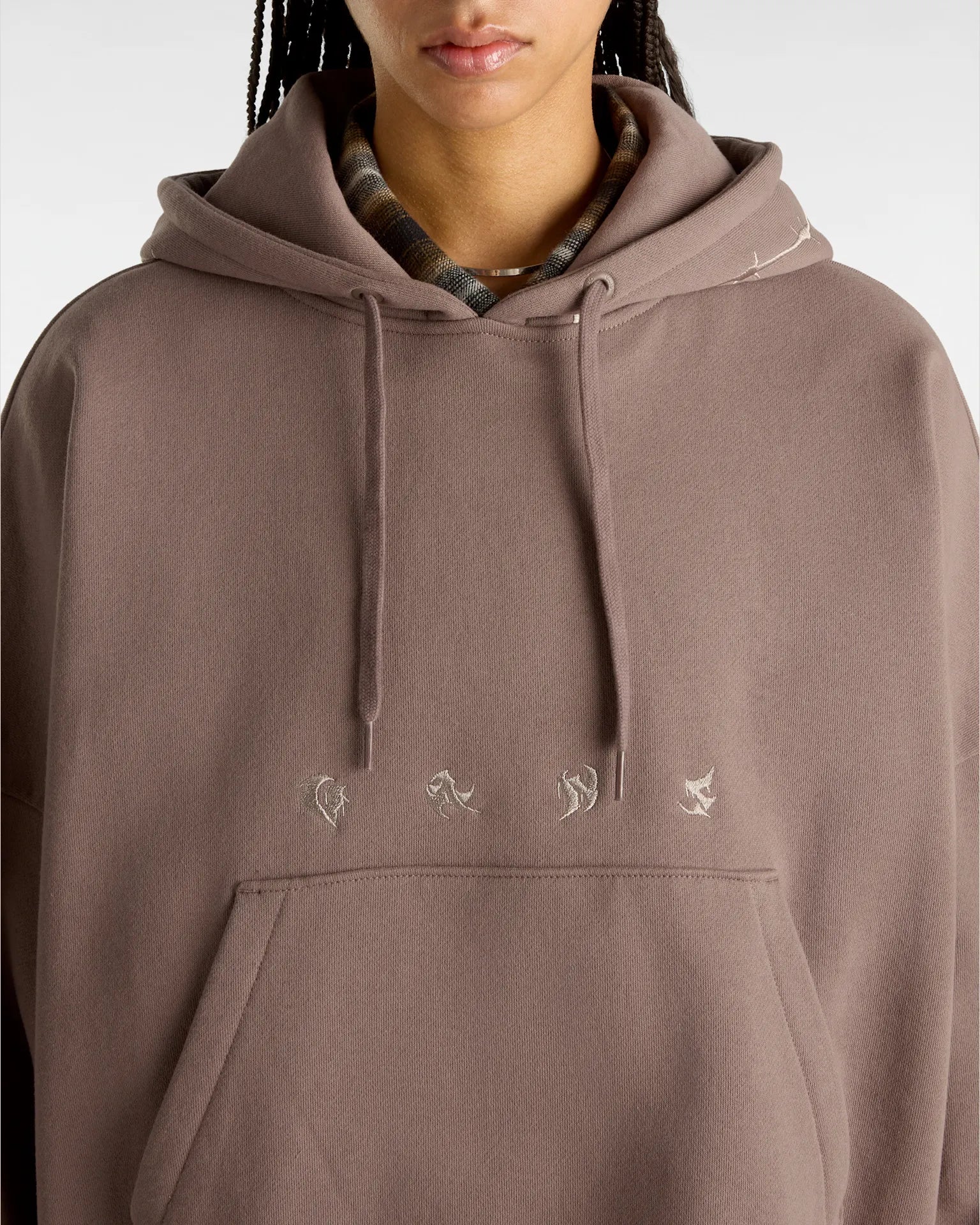 VANS Skate Wire Loose PO Hoodie DEEP TAUPE kép 7