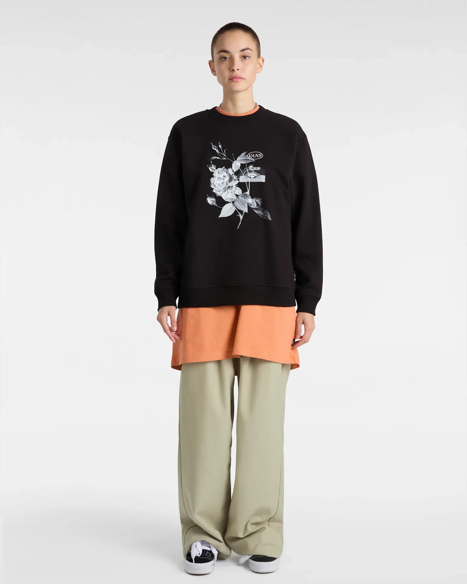 VANS Damask BFF Crew Black kép 5