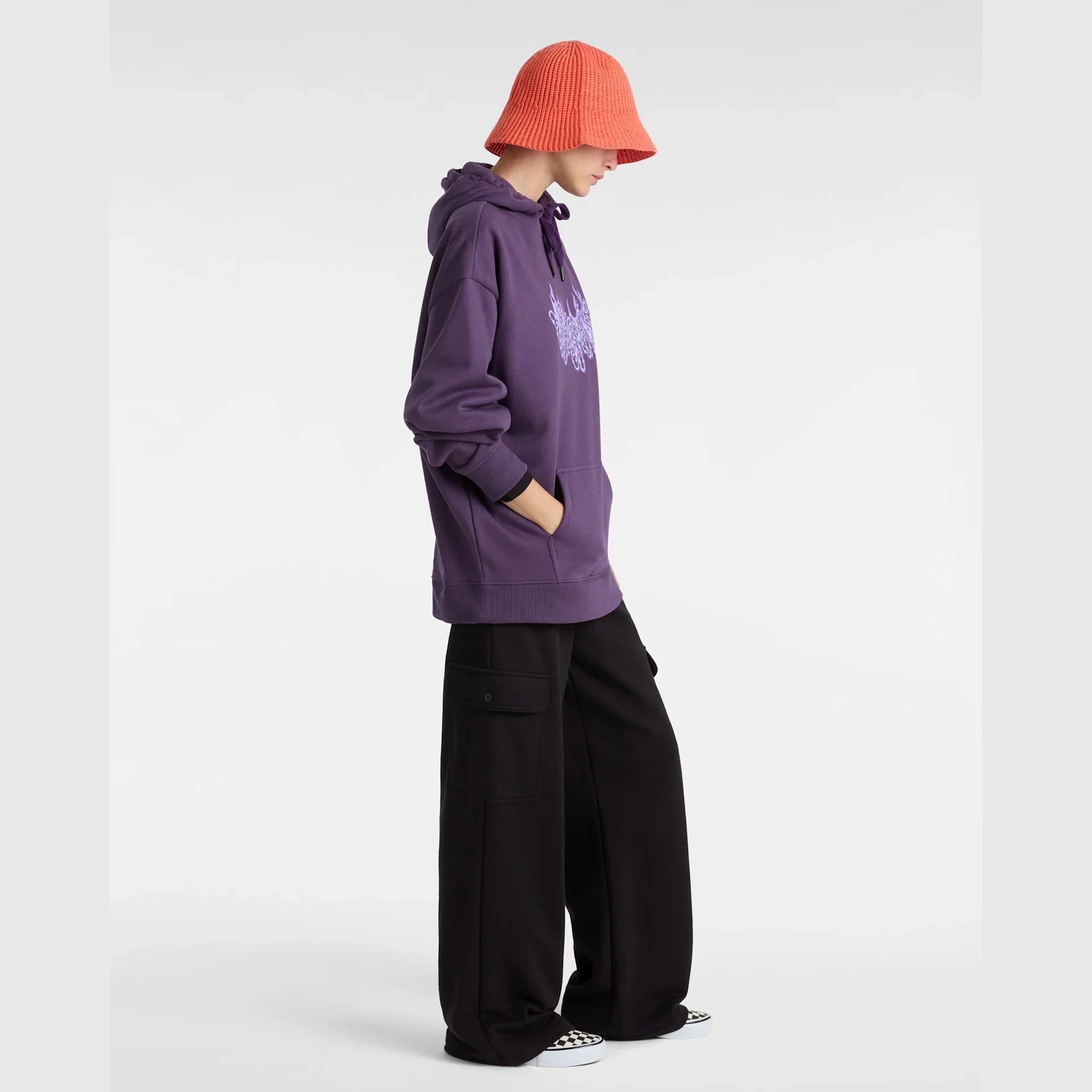 VANS Hot Links OS Hoodie gothic grape kép 6