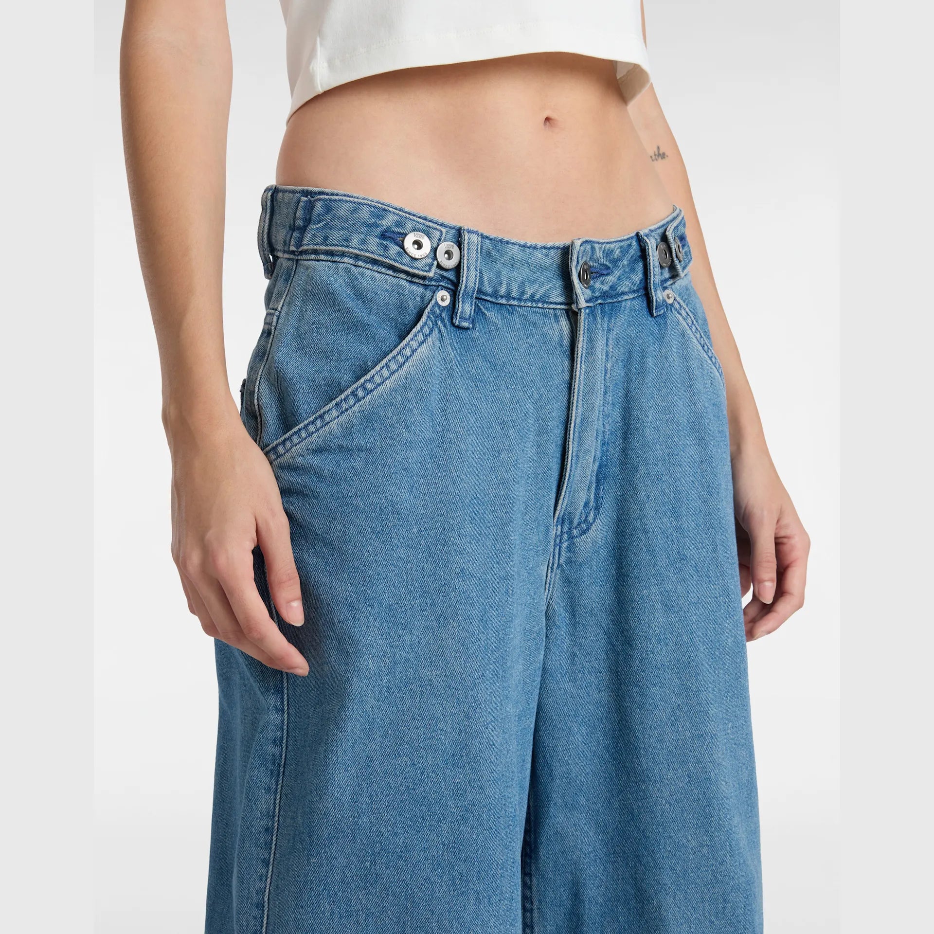 VANS Curbside Denim Pant Stone Wash kép 7