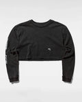 VANS OTW Homme Girls LS Crop Tshirt Washed Black kép 1