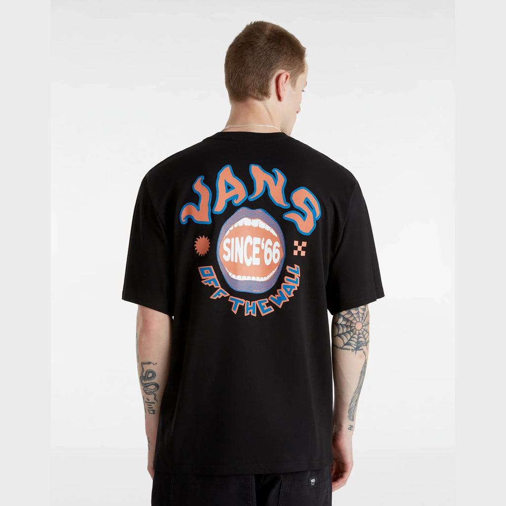 VANS OG OPEN MOUTH LOOSE SS Black kép 4