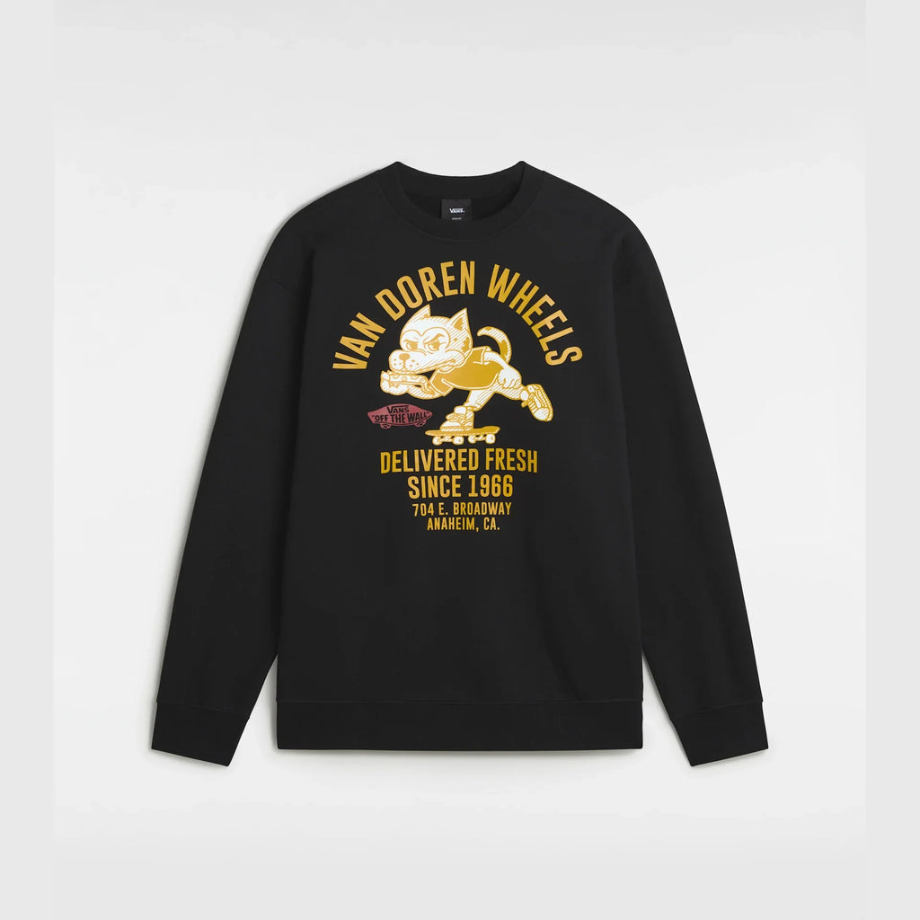 VANS BARK GFX LOOSE CREW Black kép 2