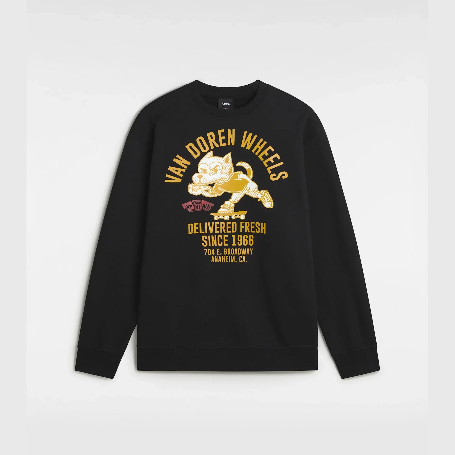 VANS BARK GFX LOOSE CREW Black kép 2