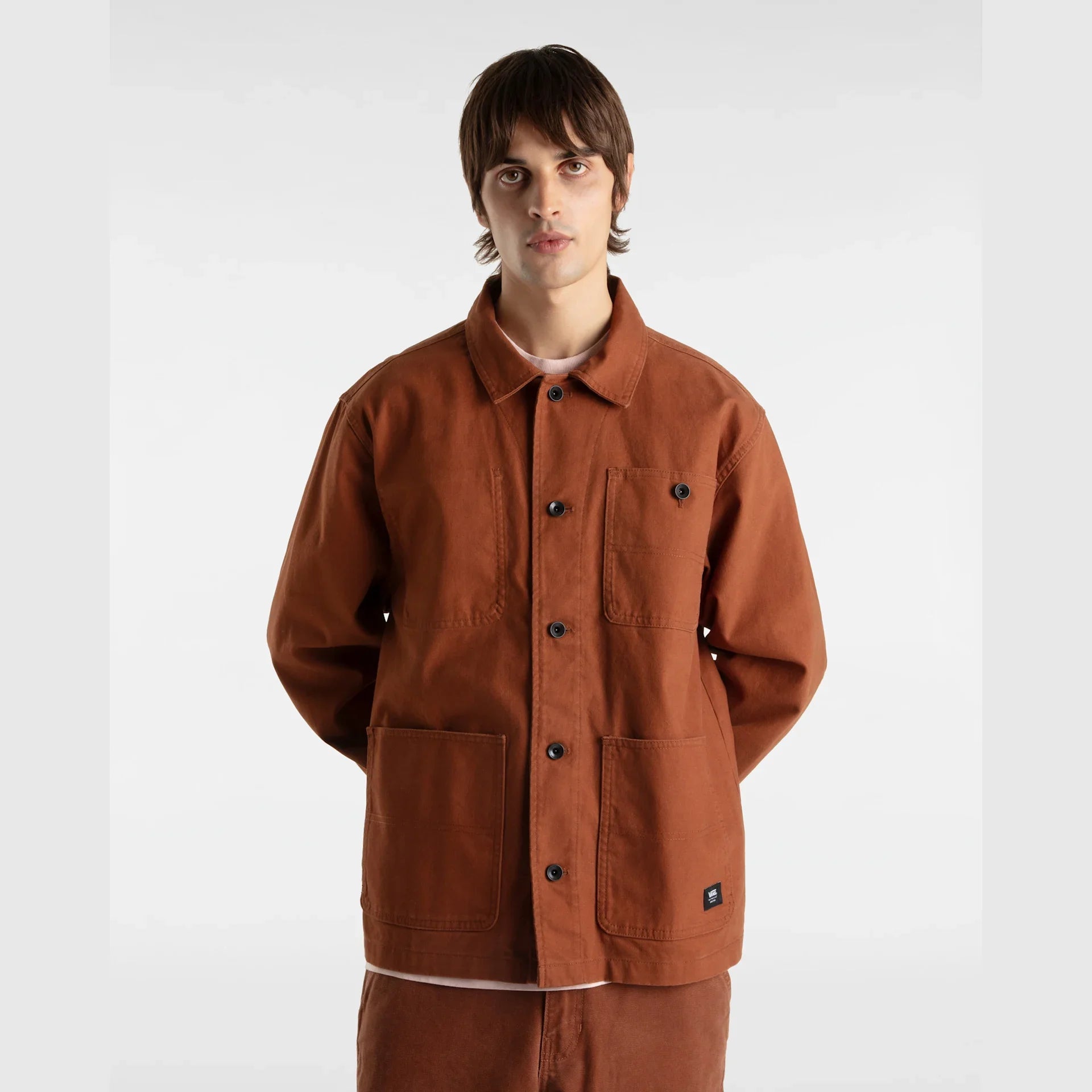 VANS Drill Chore Canvas Jacket Tortoise Shell kép 3