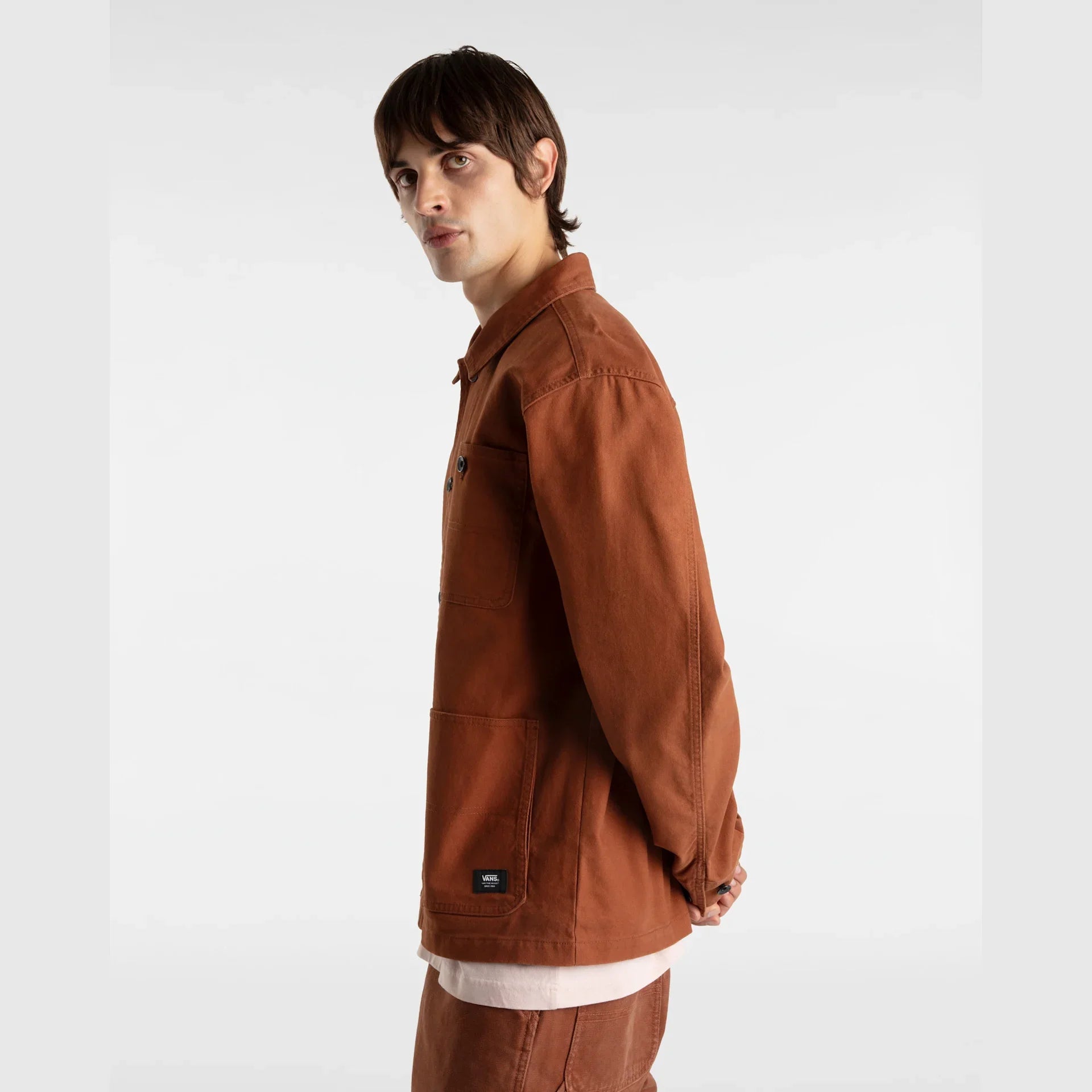 VANS Drill Chore Canvas Jacket Tortoise Shell kép 5
