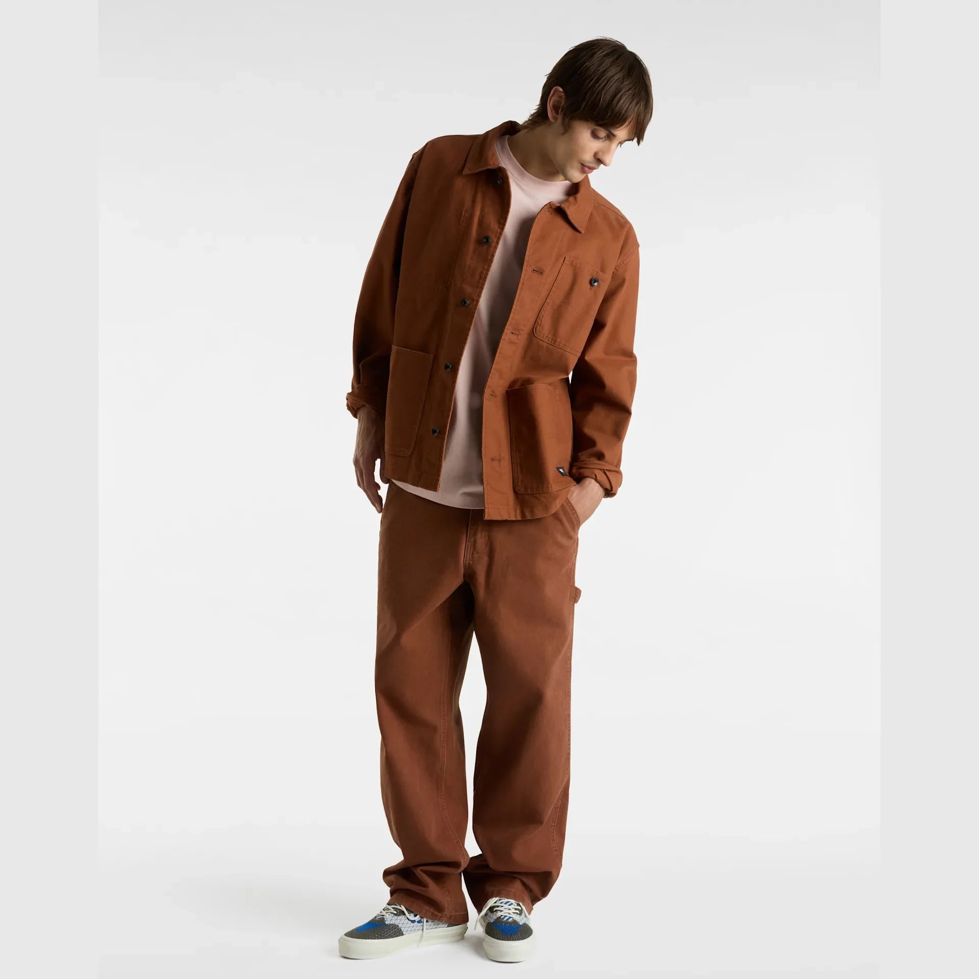 VANS Drill Chore Canvas Jacket Tortoise Shell kép 6