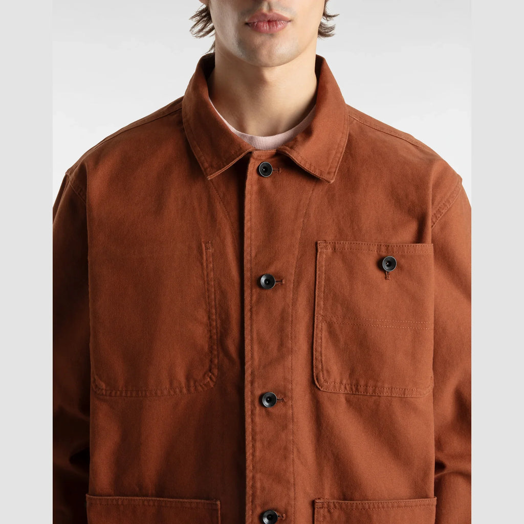 VANS Drill Chore Canvas Jacket Tortoise Shell kép 7