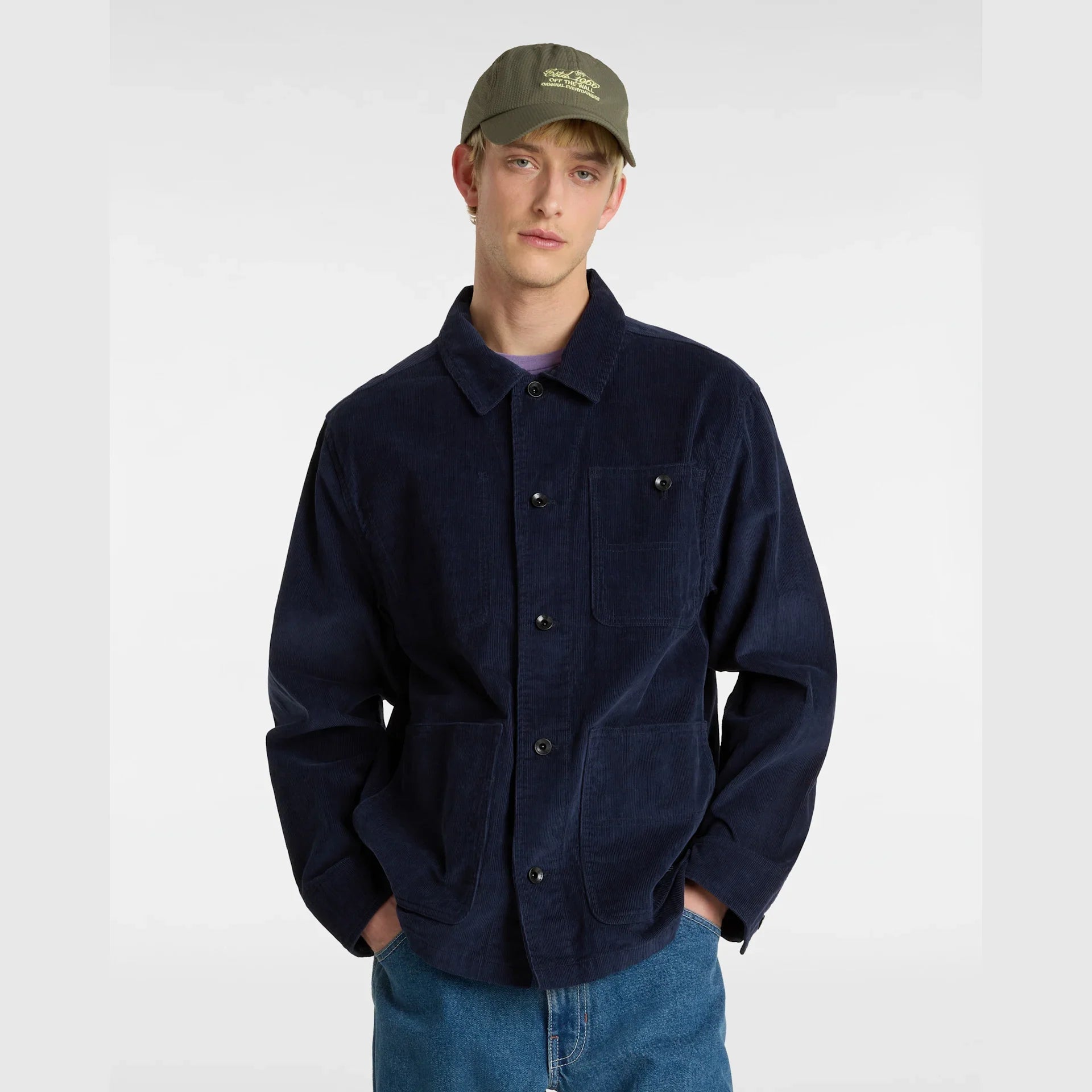 VANS Drill Chore Corduroy Jacket PARISIAN NIGHT kép 3