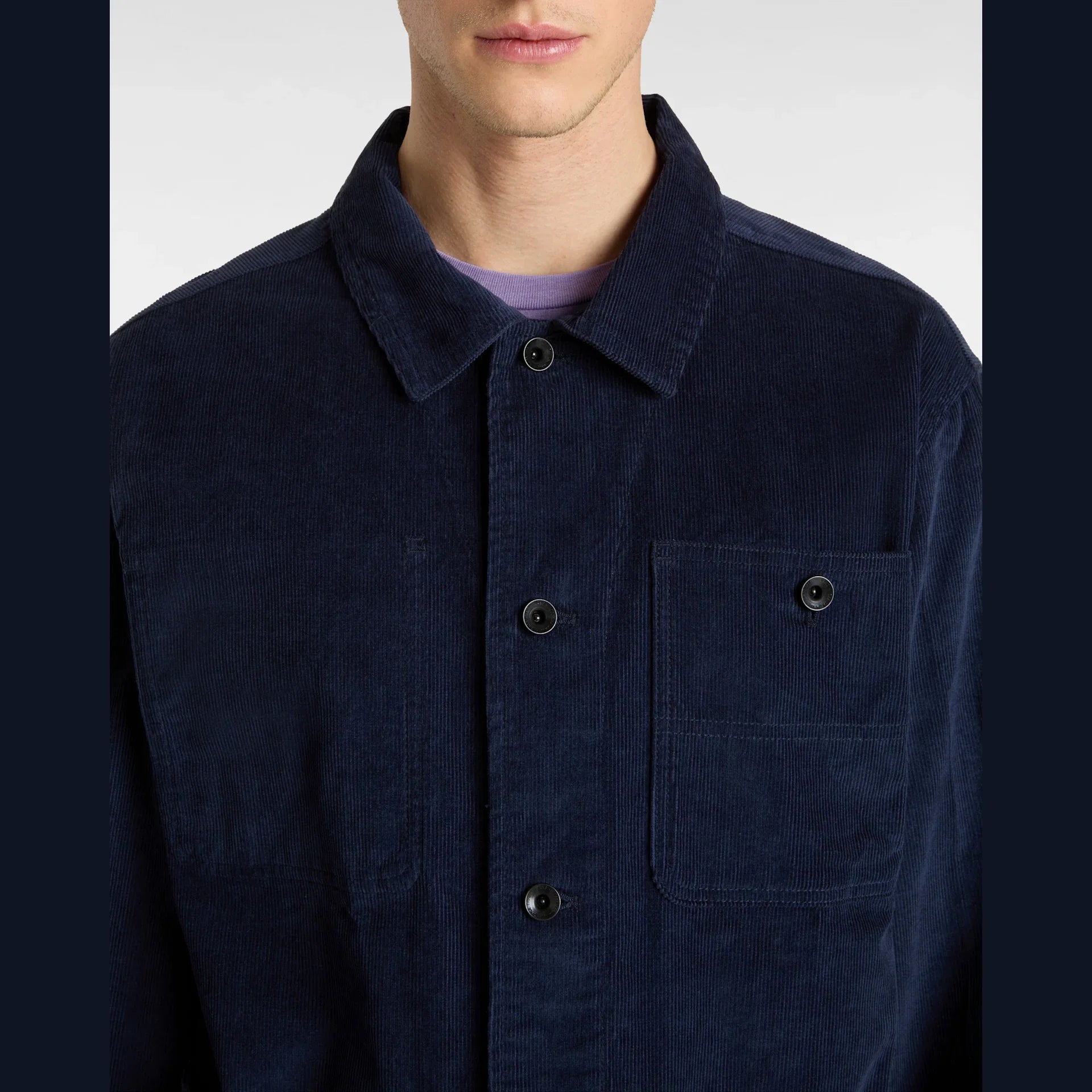 VANS Drill Chore Corduroy Jacket PARISIAN NIGHT kép 7
