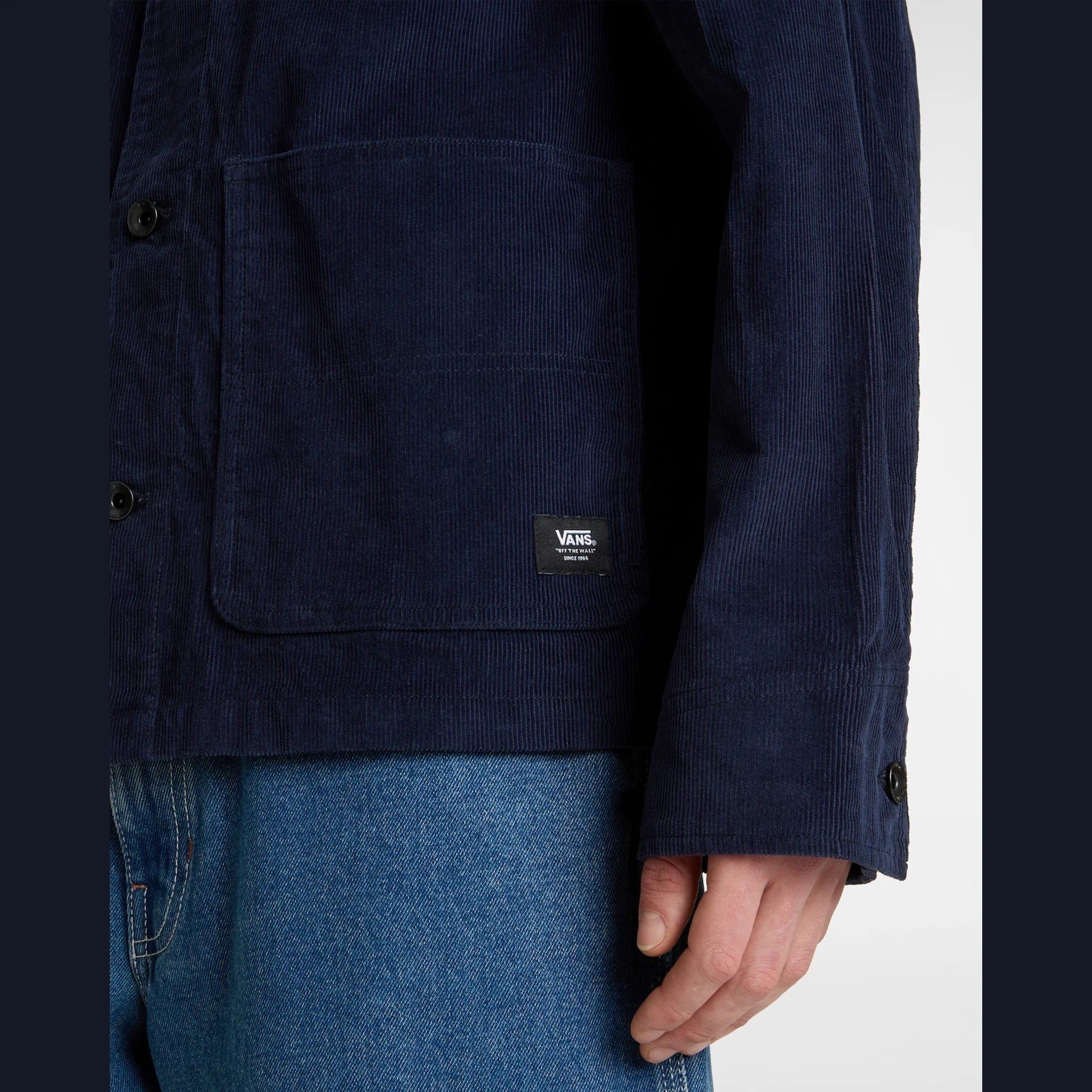 VANS Drill Chore Corduroy Jacket PARISIAN NIGHT kép 8