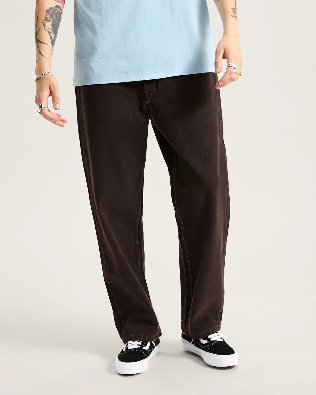 VANS Skate Check-5 Loose Denim AFTER DARK Nadrág VN000KXMY7U1 - 3