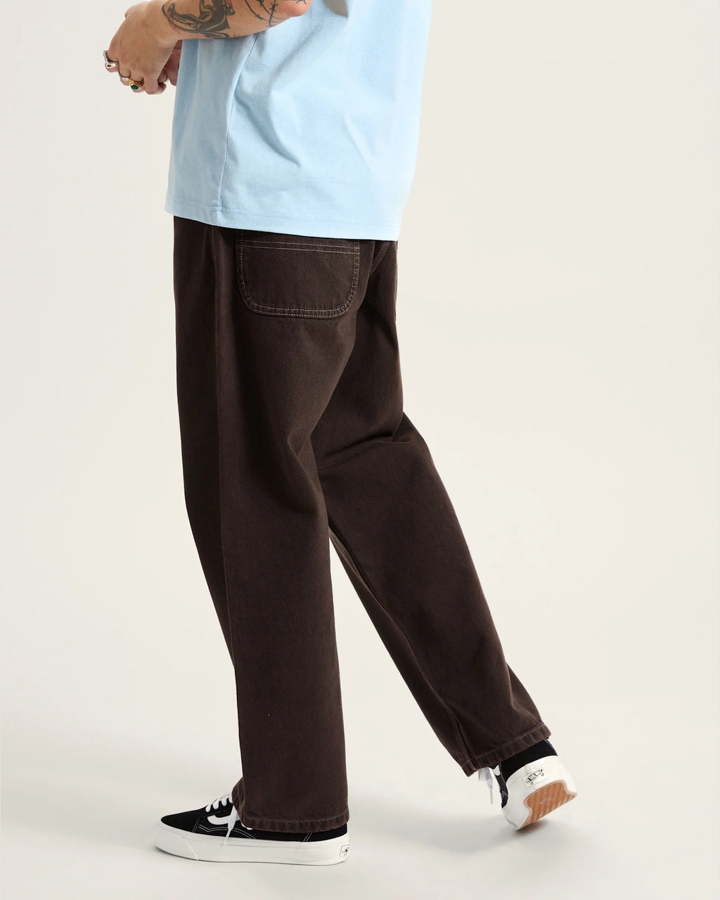 VANS Skate Check-5 Loose Denim AFTER DARK Nadrág VN000KXMY7U1 - 4