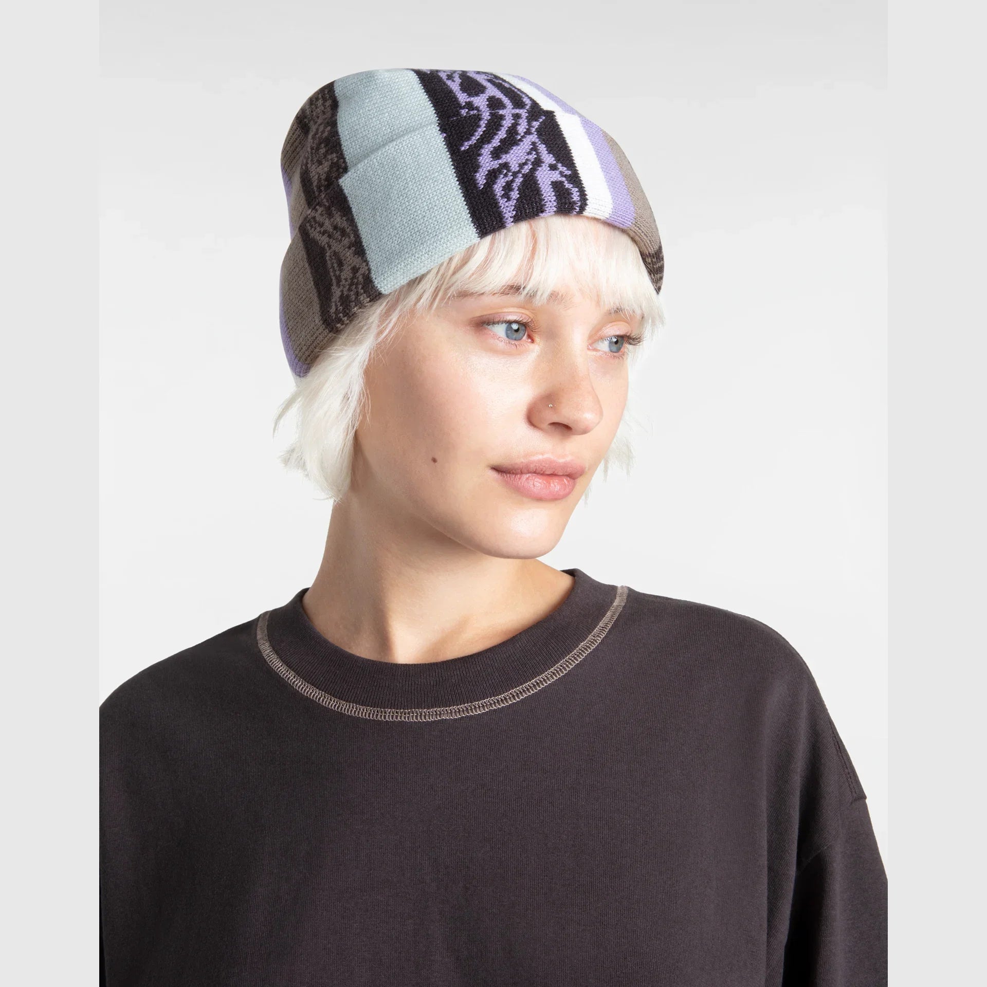 VANS Skate Tribal Cuff Beanie Black kép 4