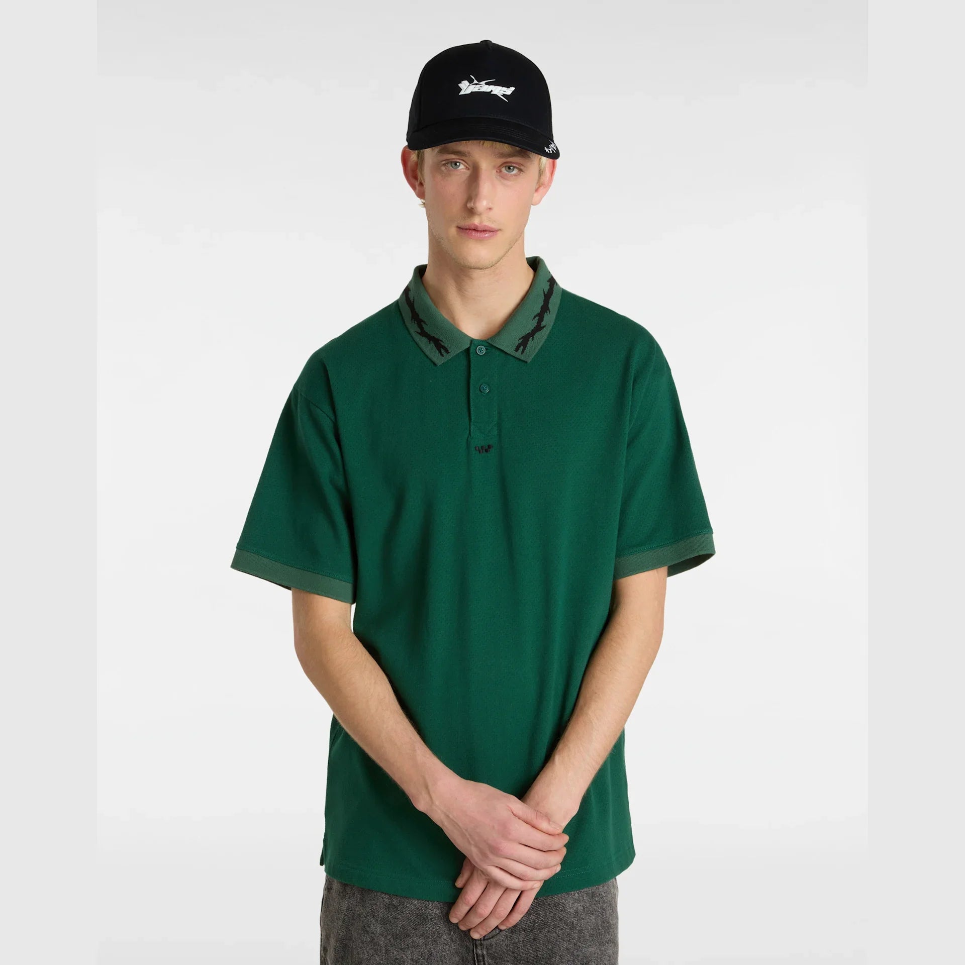 VANS Skate Mesh Polo RAIN FOREST kép 3