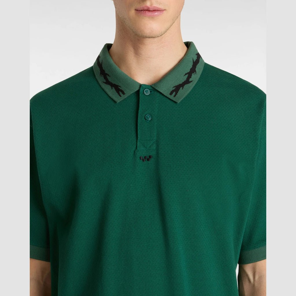 VANS Skate Mesh Polo RAIN FOREST kép 5
