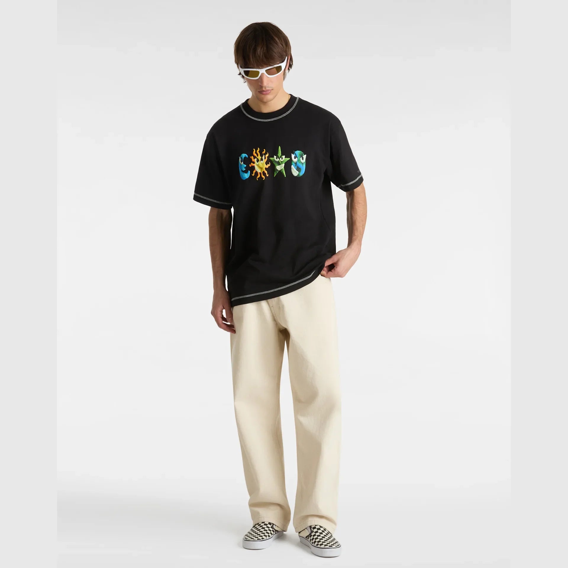 VANS Skate Clay SS Tee Black kép 5