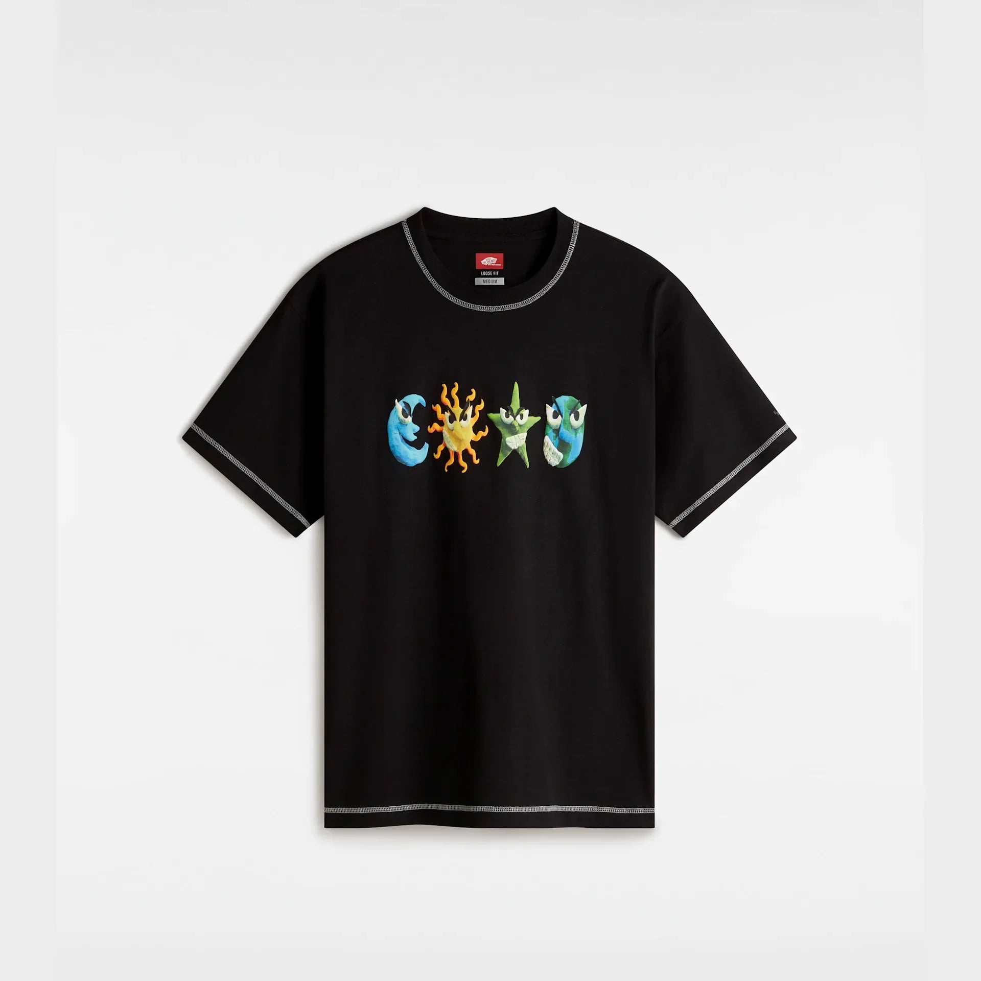 VANS Skate Clay SS Tee Black kép 1