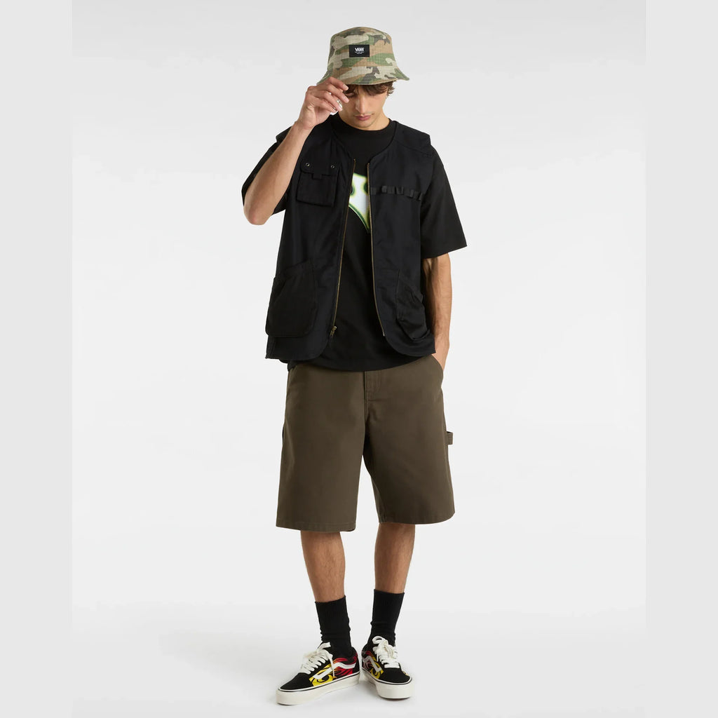 VANS Skate V Thorn SS Tee Black kép 5