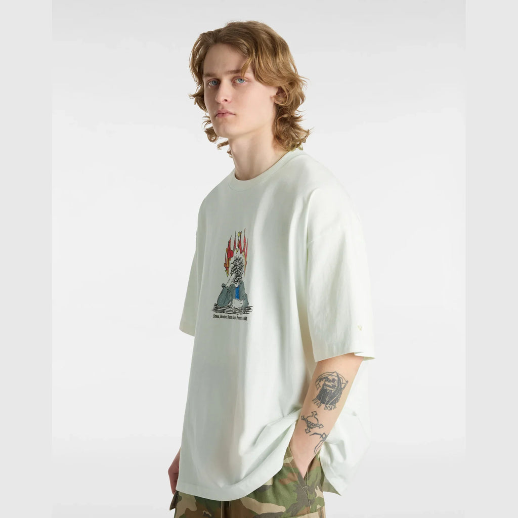 VANS Skate Thinking SS Tee marshmallow kép 3