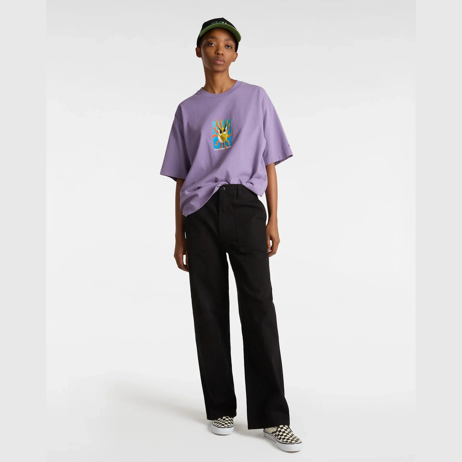 VANS Skate Clay Short SS Tee Purple Haze kép 4