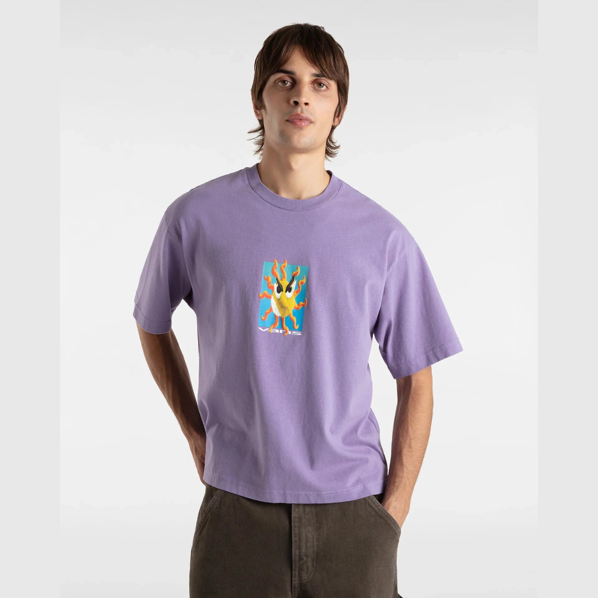 VANS Skate Clay Short SS Tee Purple Haze kép 5