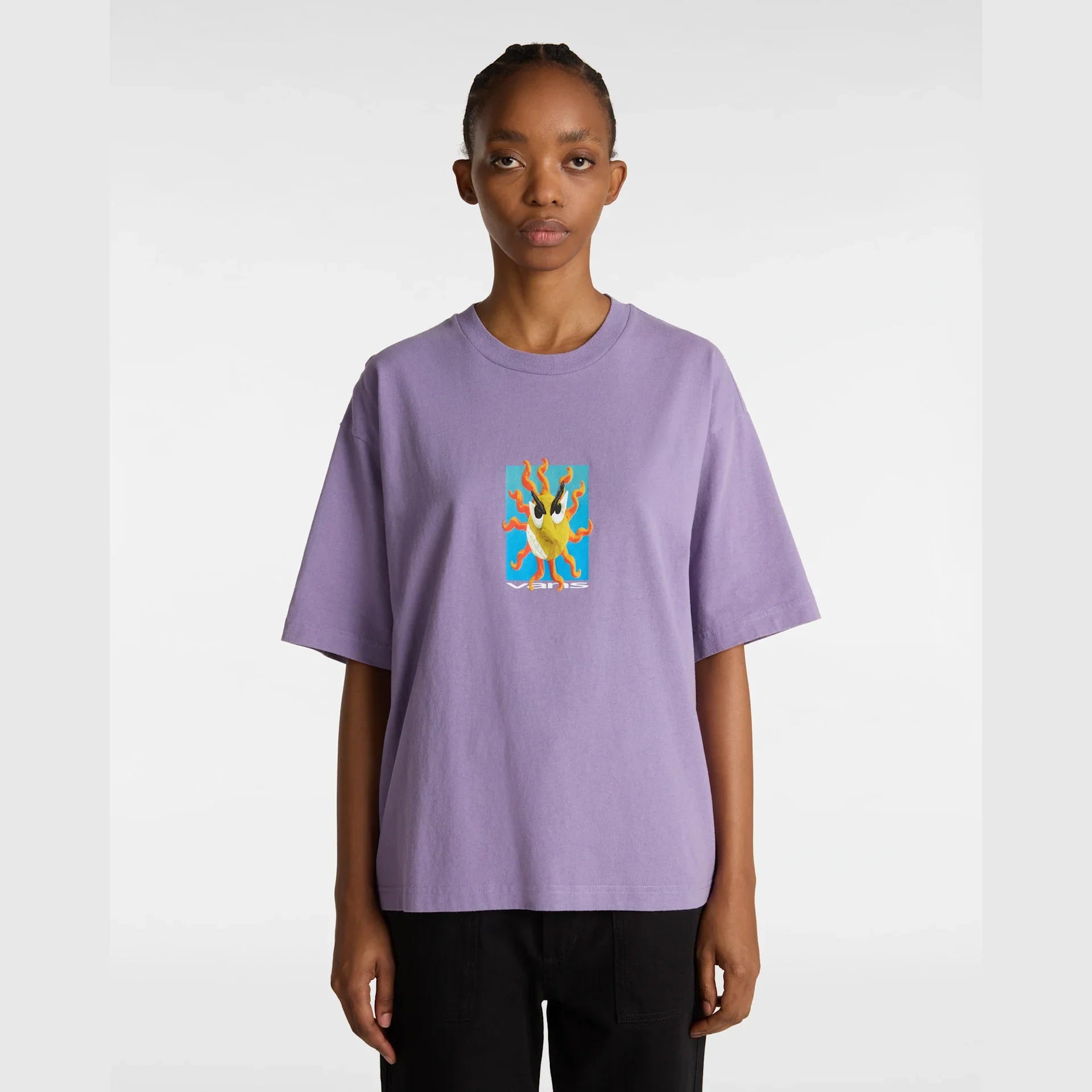 VANS Skate Clay Short SS Tee Purple Haze kép 9