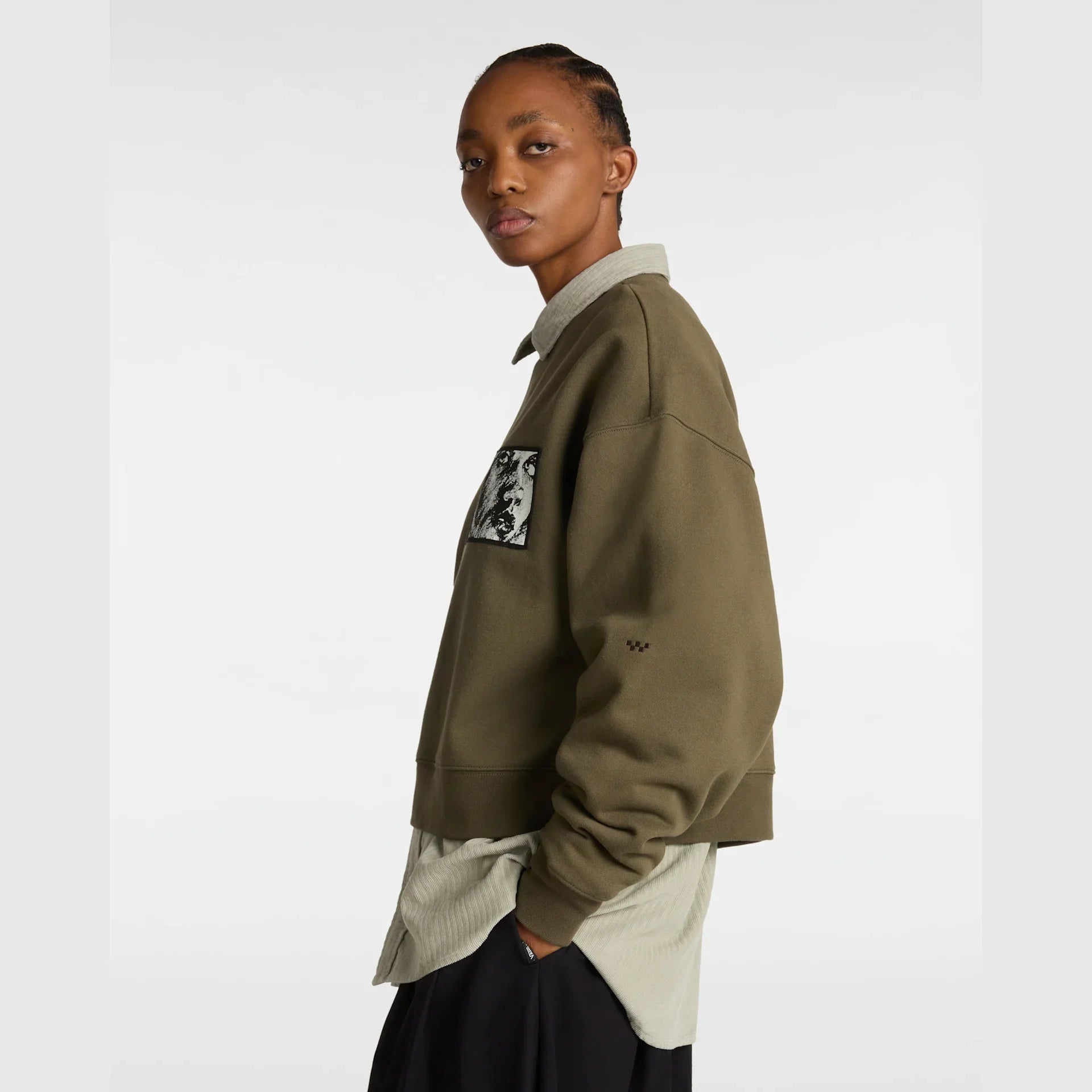 VANS Skate Lisa Lisa Crew GRAPE LEAF kép 5