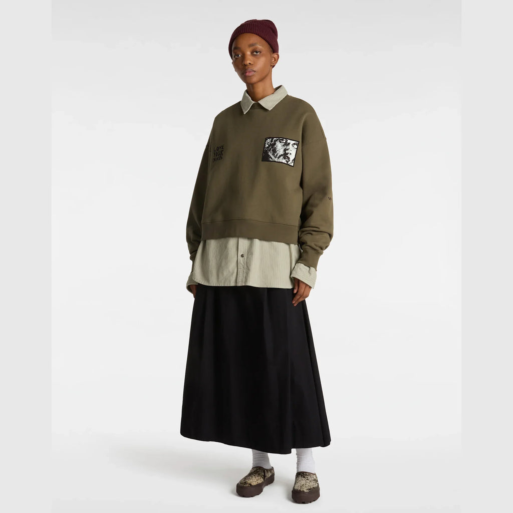 VANS Skate Lisa Lisa Crew GRAPE LEAF kép 6